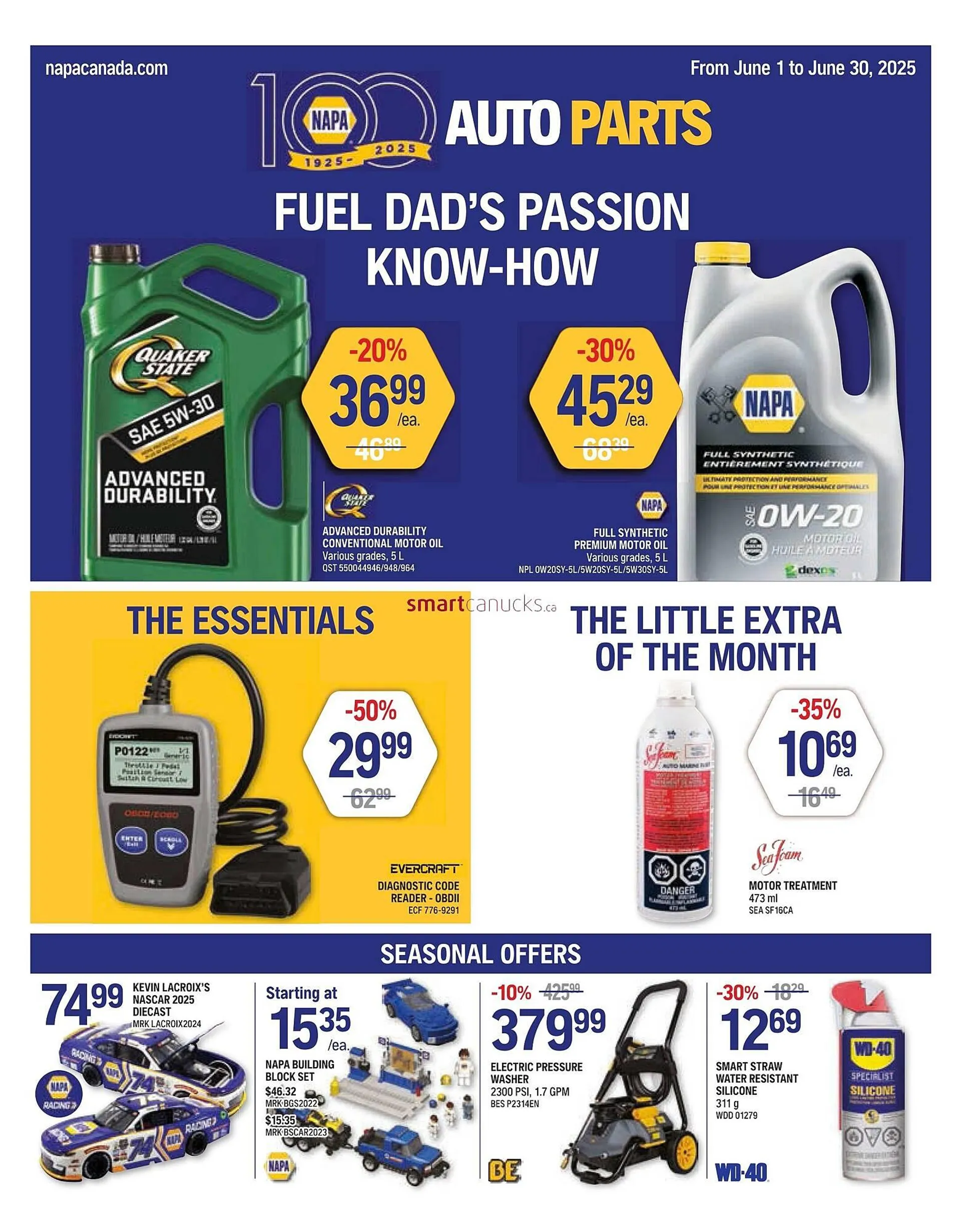 NAPA Auto Parts flyer from June 6 to June 12 2025 - flyer page 1