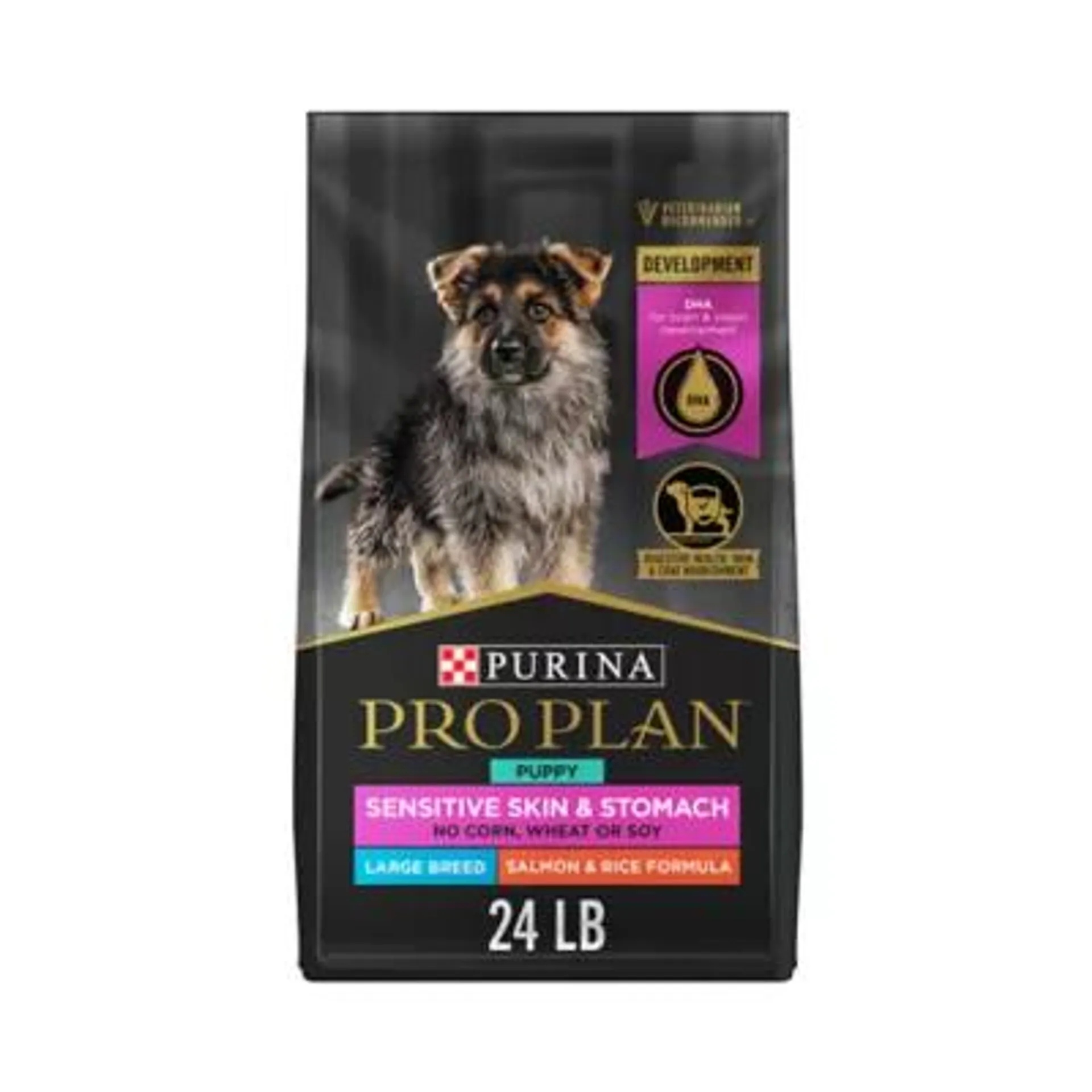 Purina Pro Plan Development Sensitive Skin & Stomach Large Breed Puppy Dry Dog Food - Salmon & Rice