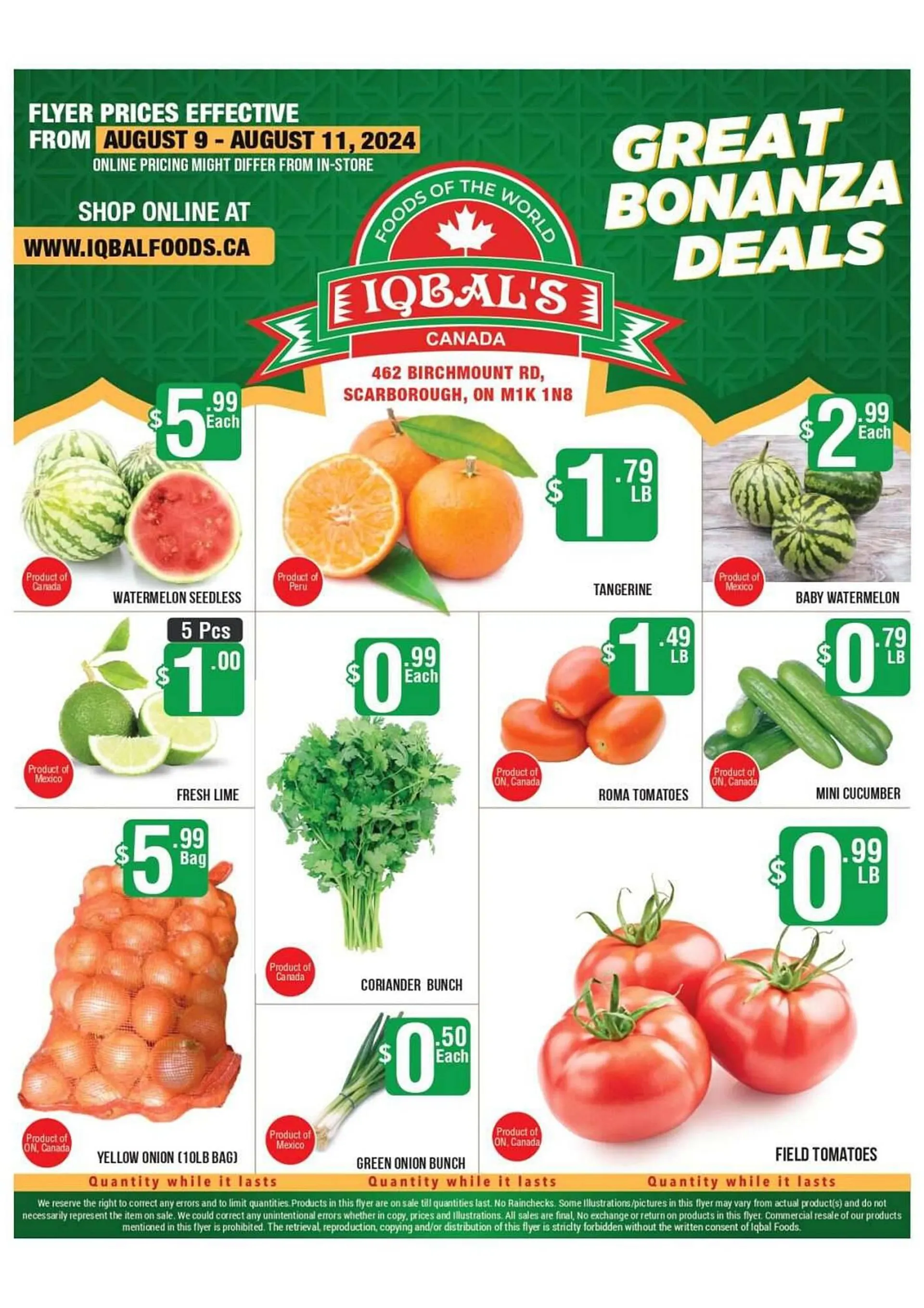 Iqbal Foods flyer - 1