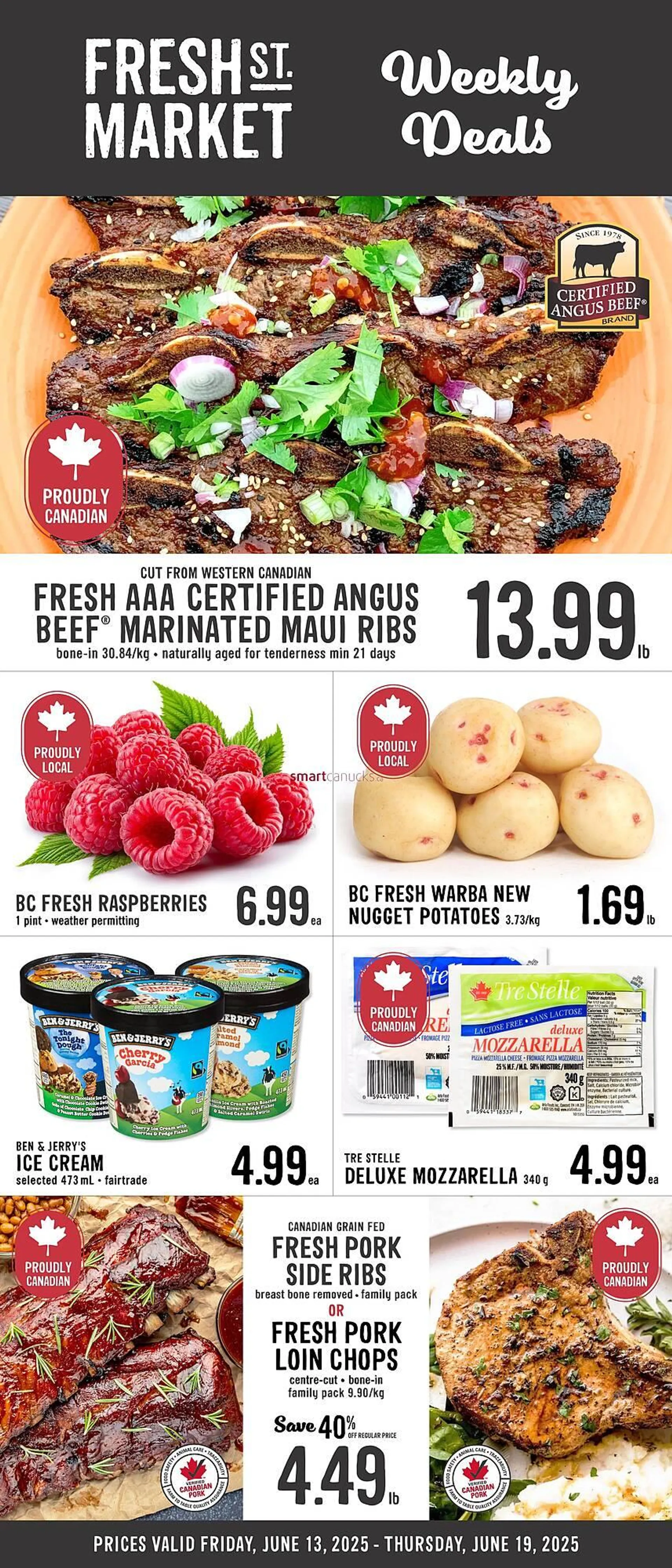 Fresh St Market flyer from June 12 to June 18 2025 - flyer page 1