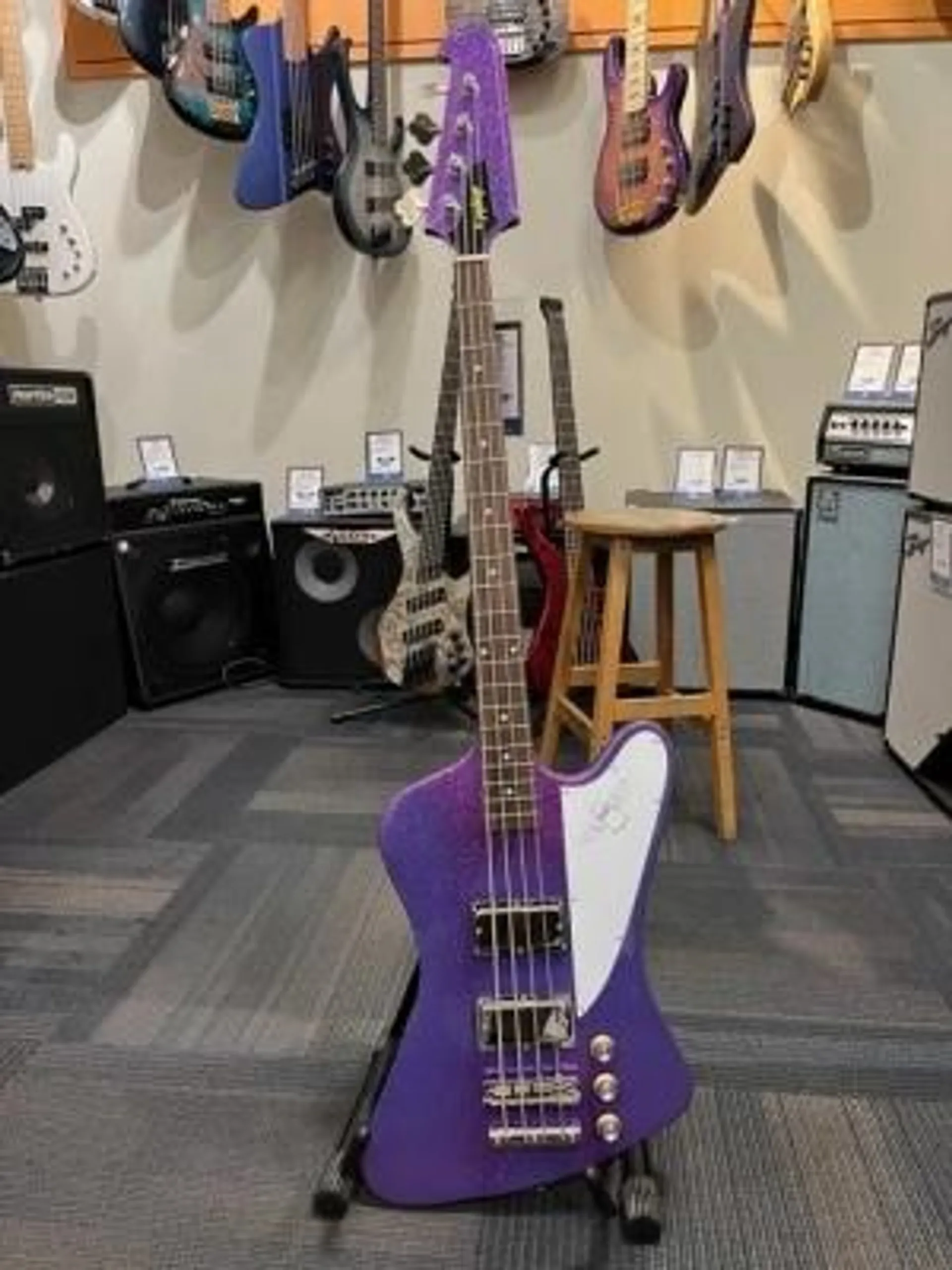 Epiphone 60's Thunderbird Purple Sparkle