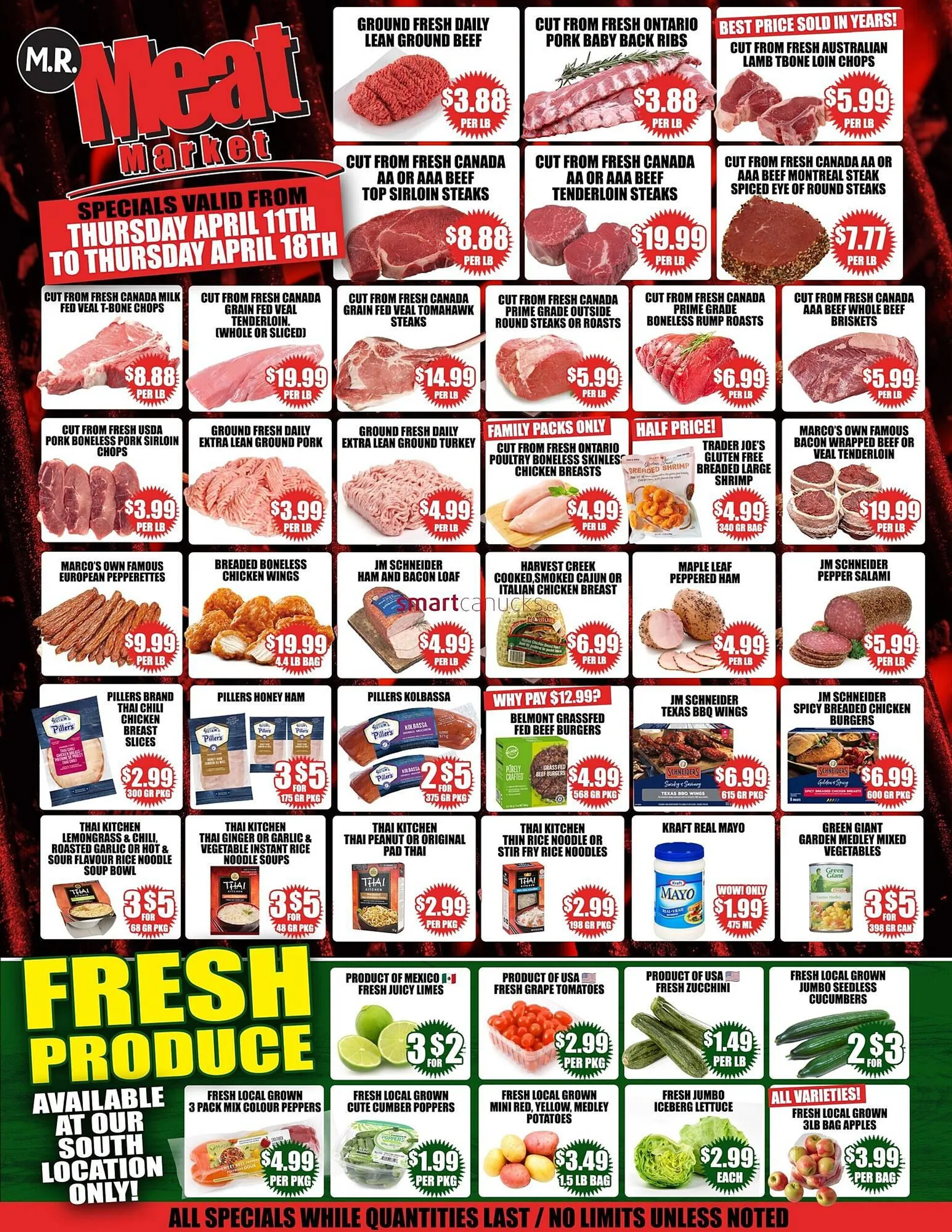 Mr. Meat Market flyer - 1