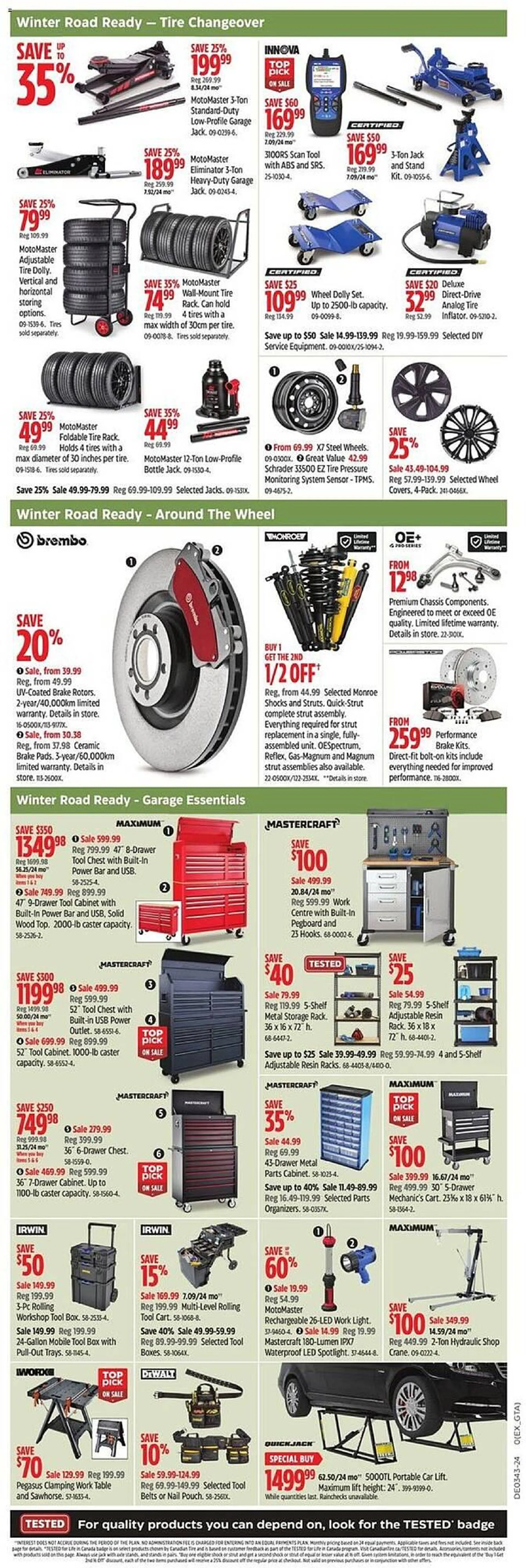 Canadian Tire flyer from October 18 to October 24 2024 - flyer page 3