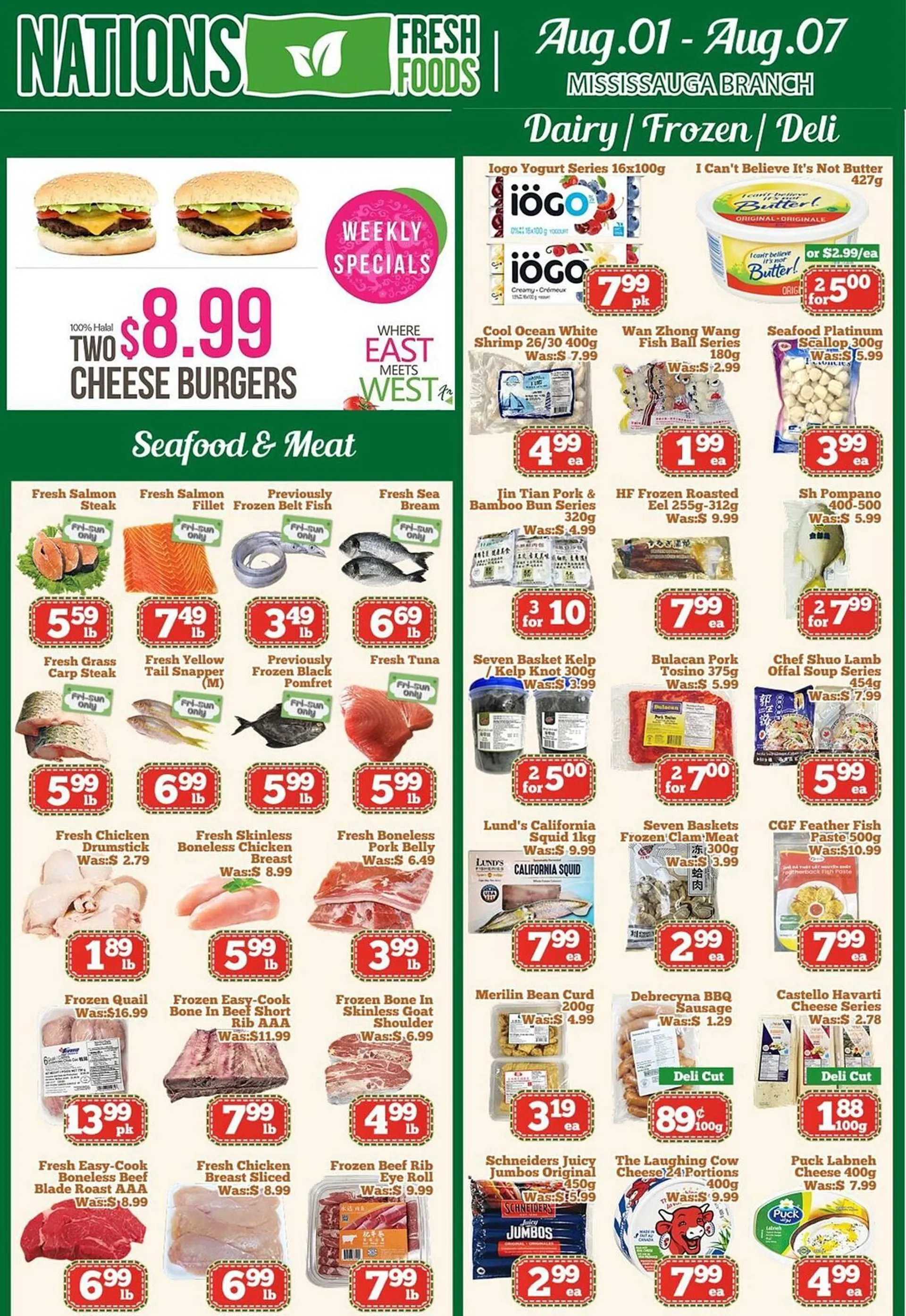 Nations Fresh Foods flyer from August 1 to August 7 2025 - flyer page 1