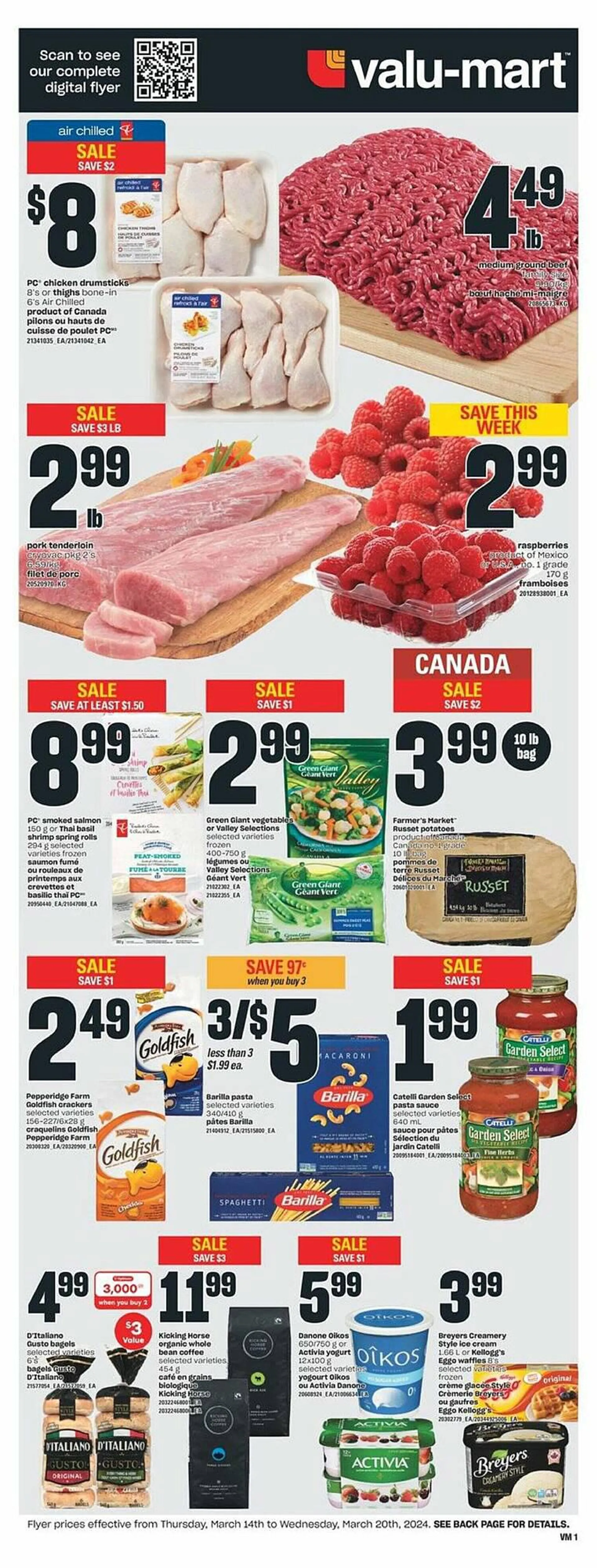 Valu-mart flyer from March 14 to March 21 2024 - flyer page 1