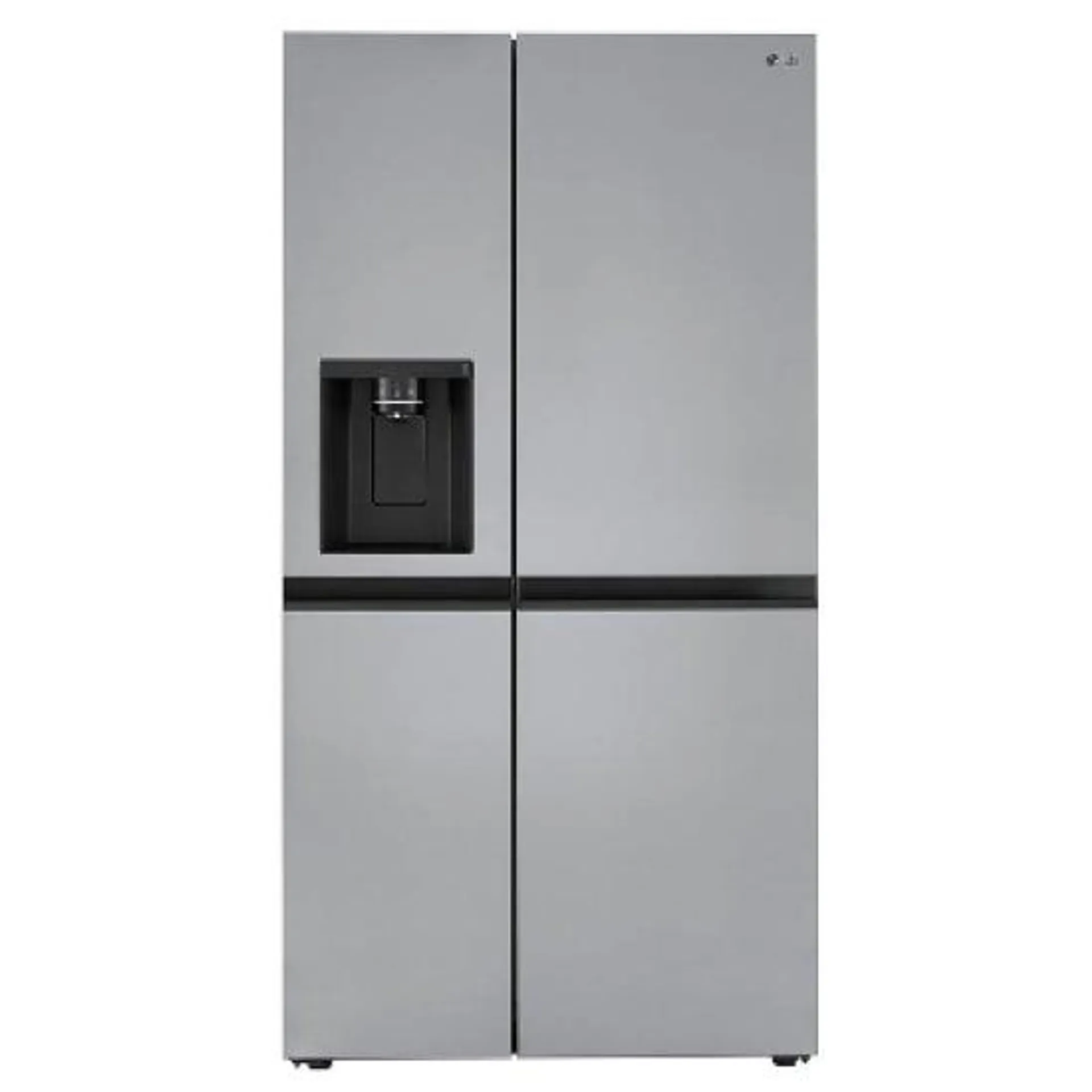 LG LRSXS2706V Side by Side Refrigerator, 36 inch Width, 27.1 cu. ft. Capacity, Platinum Silver colour