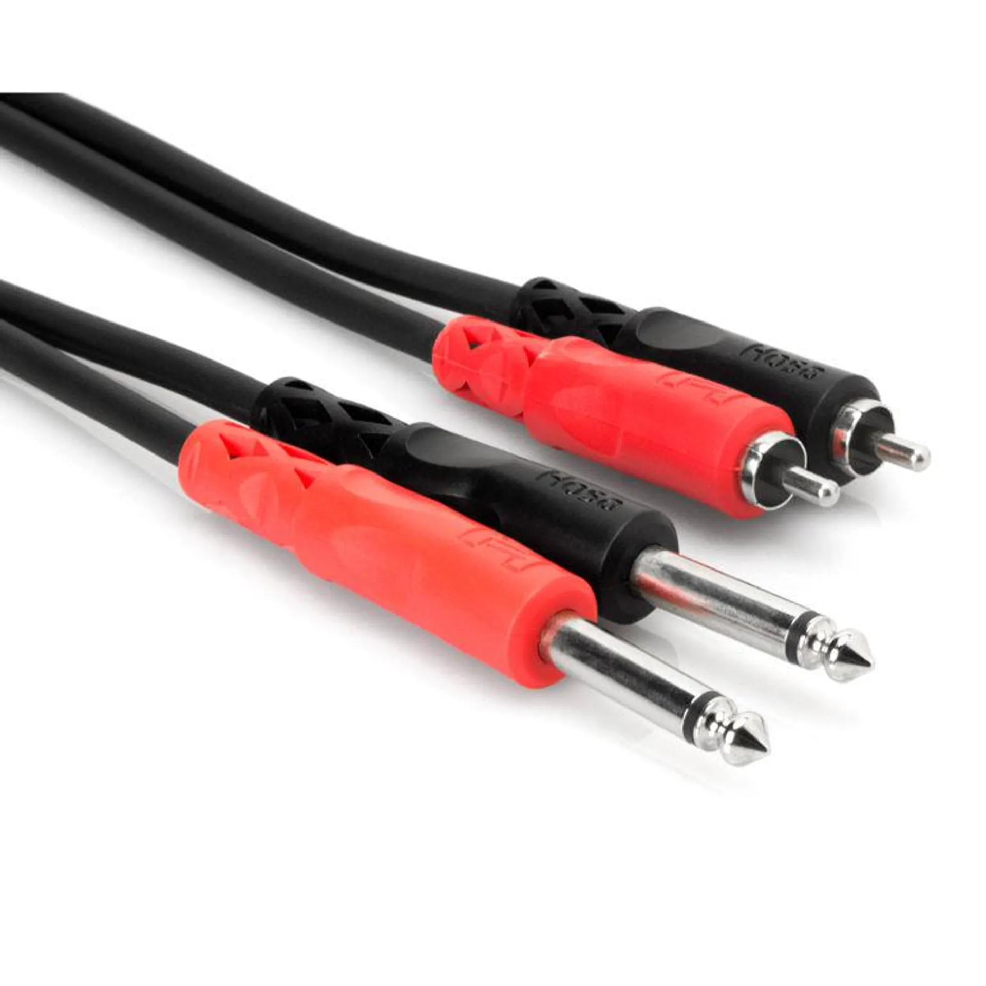 Hosa 2X 1/4" TS to 2X RCA Cable, 3M