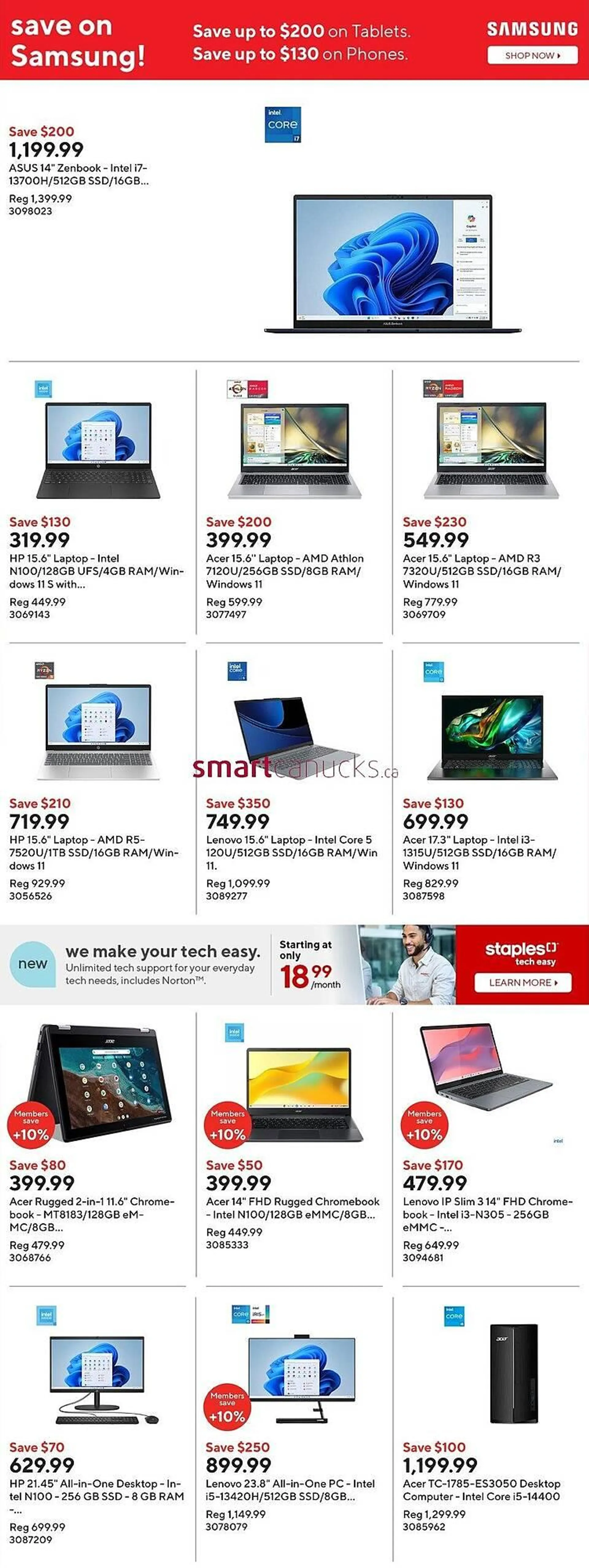 Staples flyer from October 18 to November 7 2024 - flyer page 9