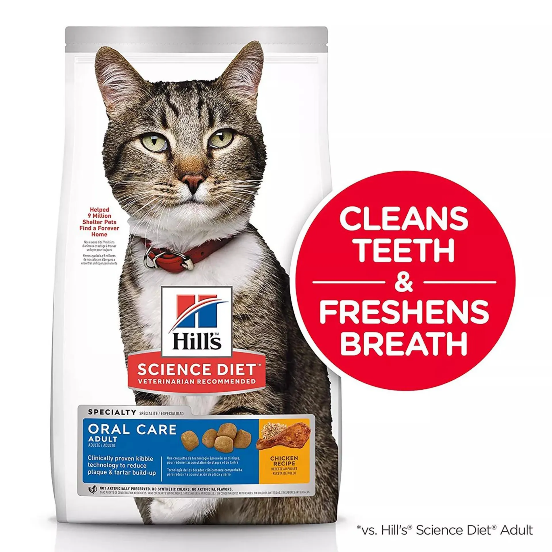 Hill's® Science Diet® Oral Care Adult Dry Cat Food - Chicken