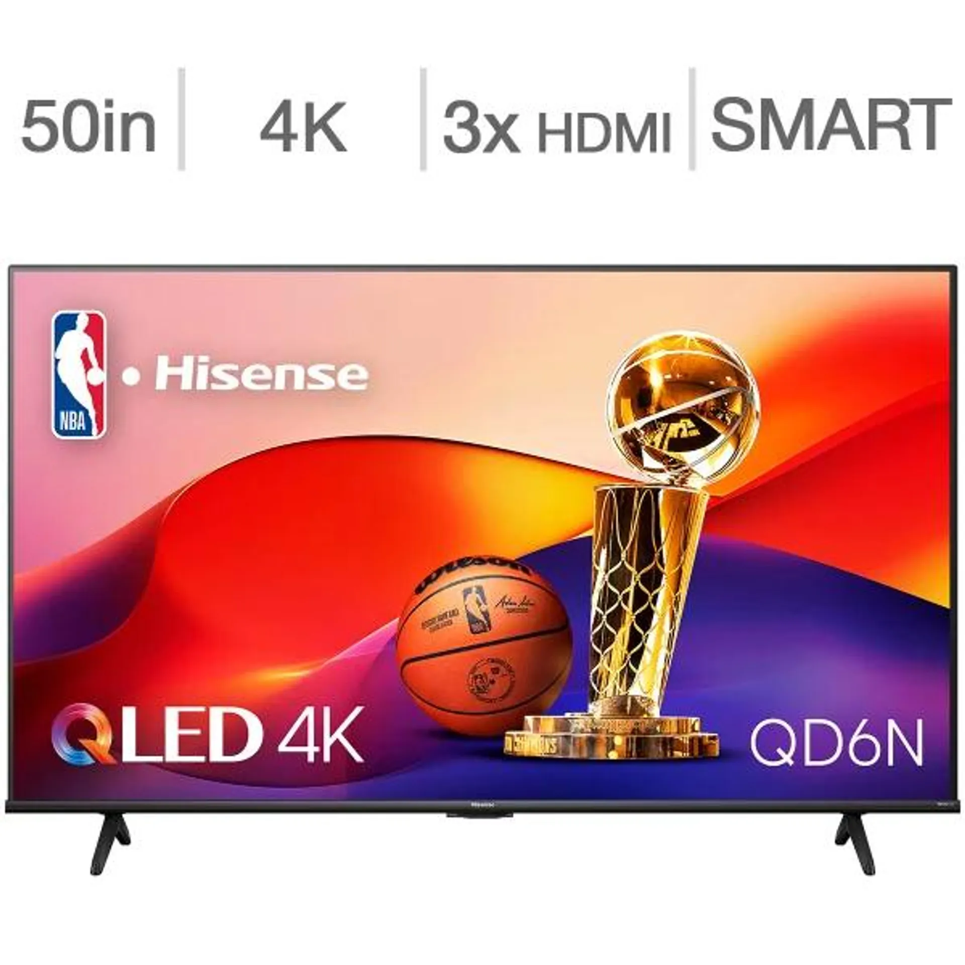 Hisense 50" Class - QD6N Series - 4K UHD QLED LCD TV