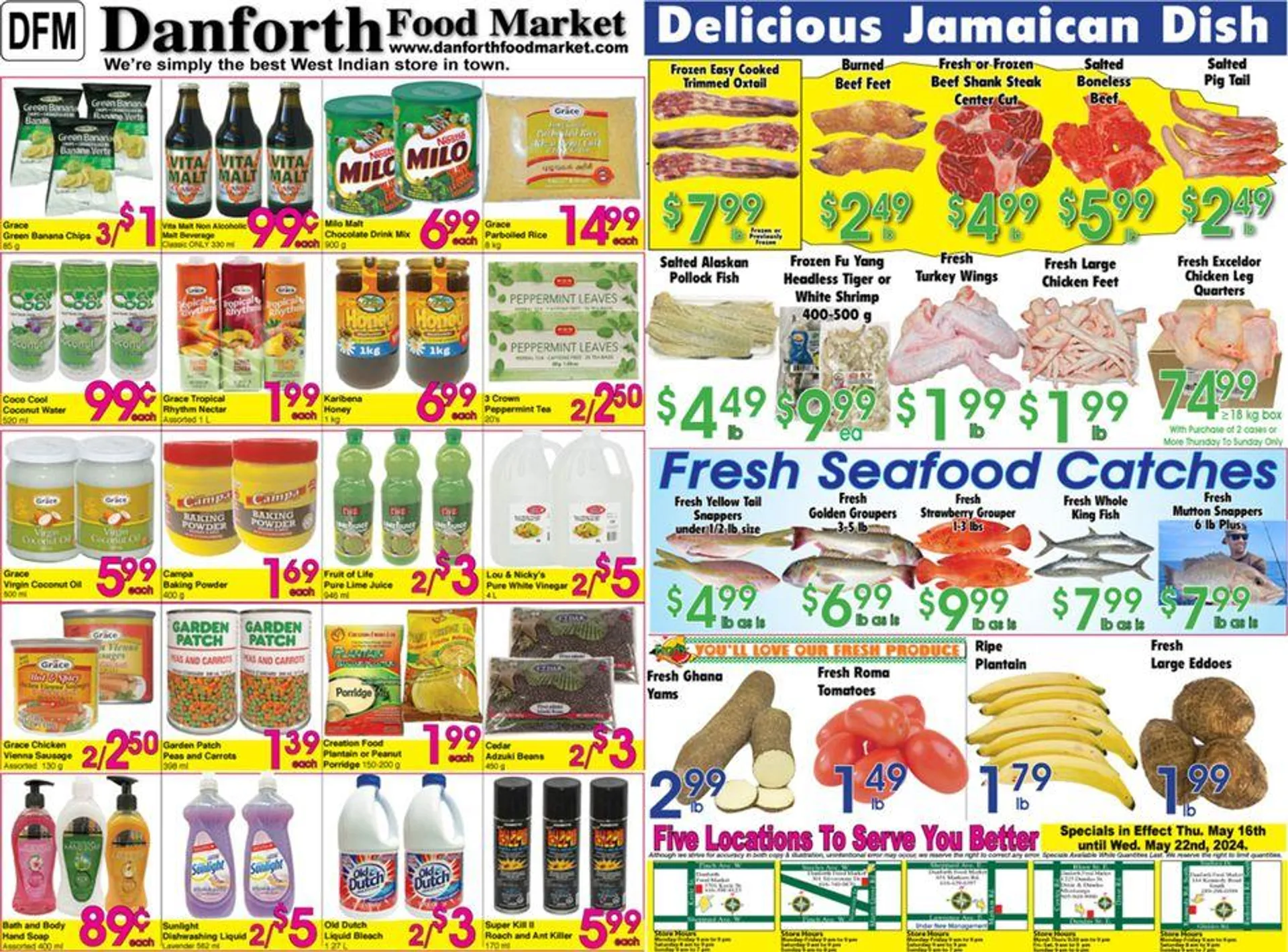 Danforth Food Market from May 16 to May 30 2024 - flyer page 1