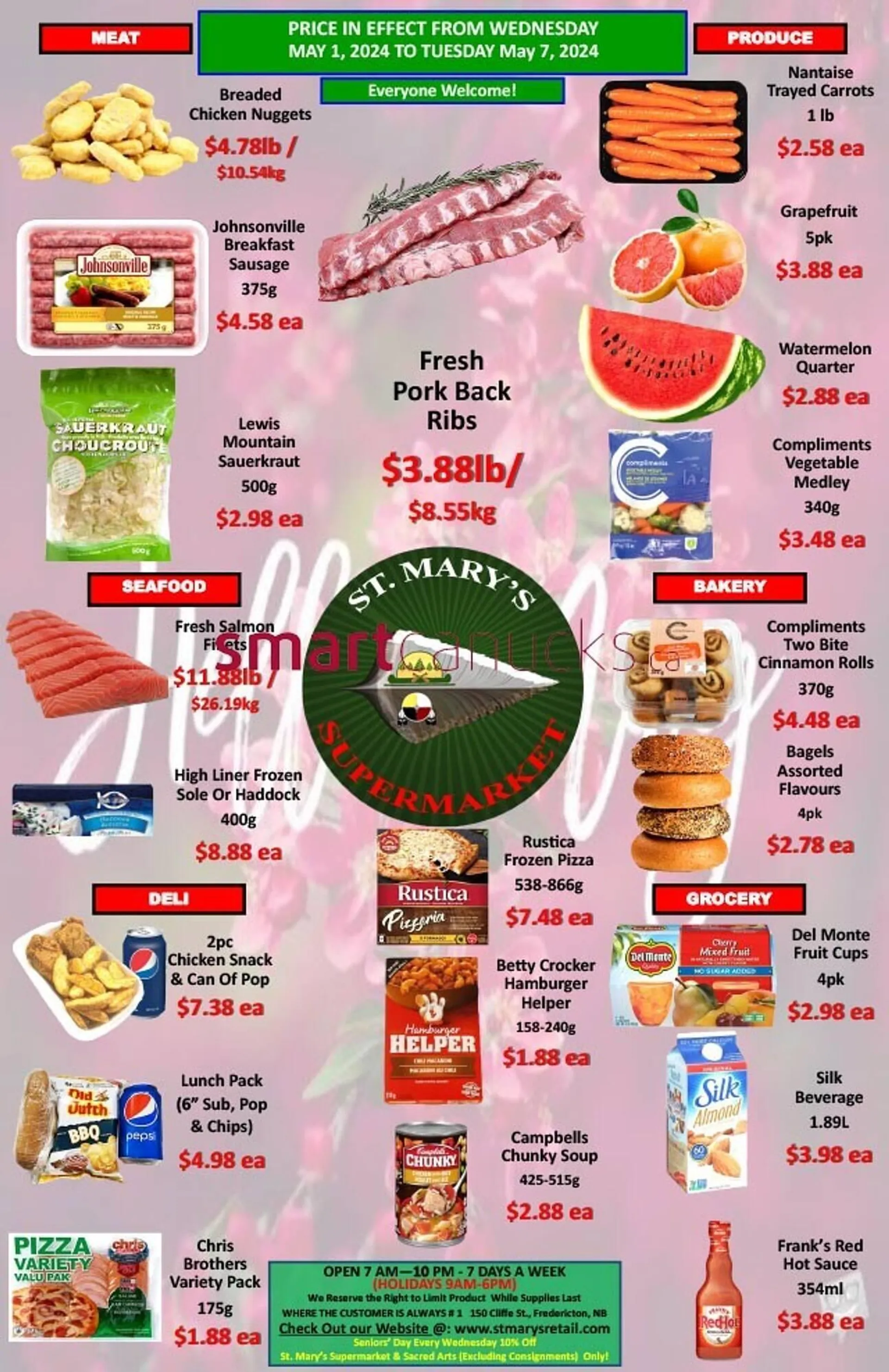 St. Marys Supermarket flyer - 1