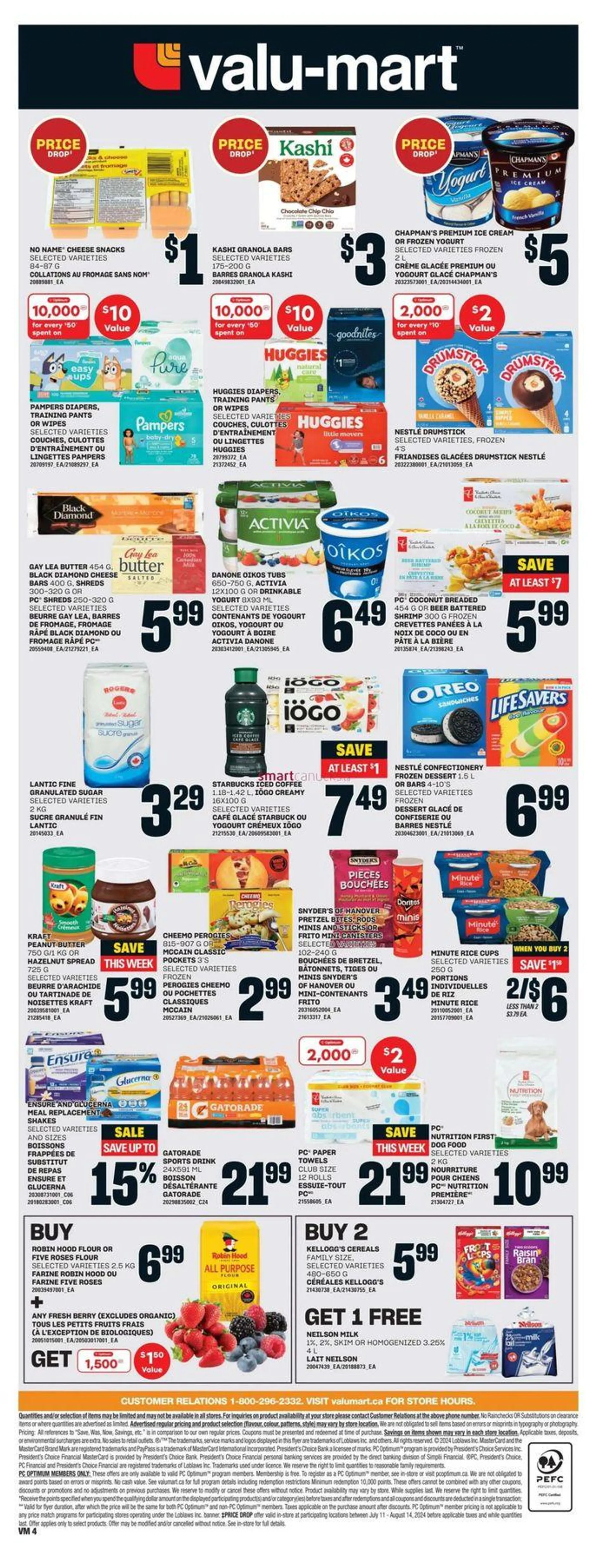 Valu-mart weeky flyer from July 18 to July 24 2024 - flyer page 3