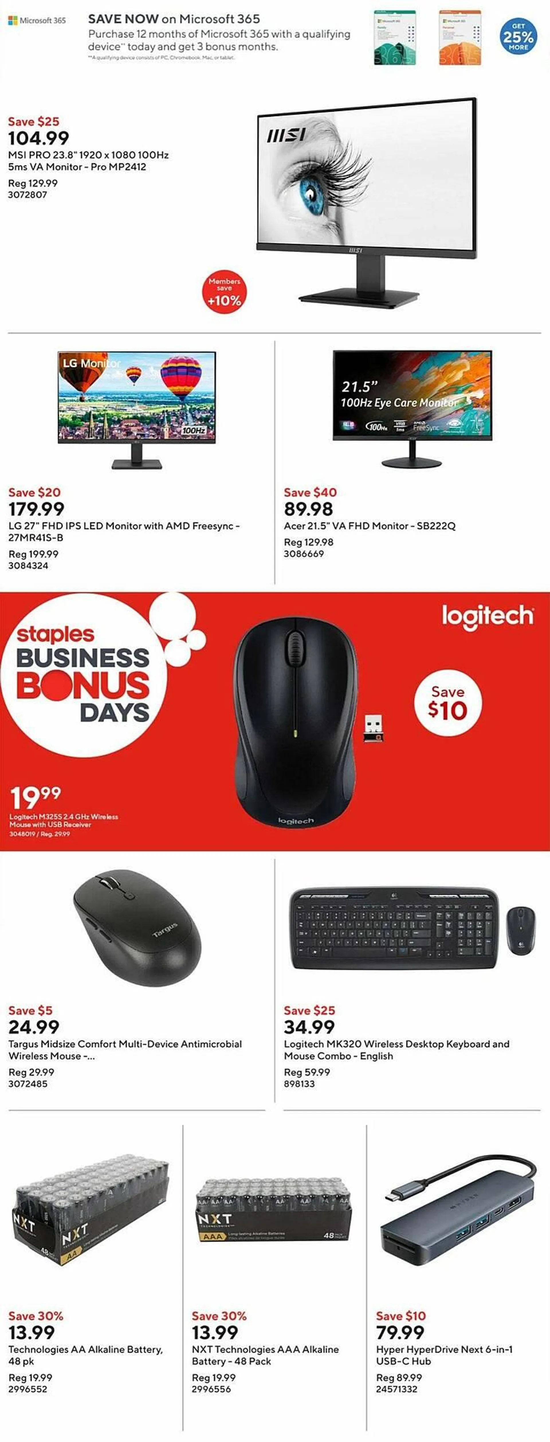 Staples flyer from October 17 to October 24 2024 - flyer page 10