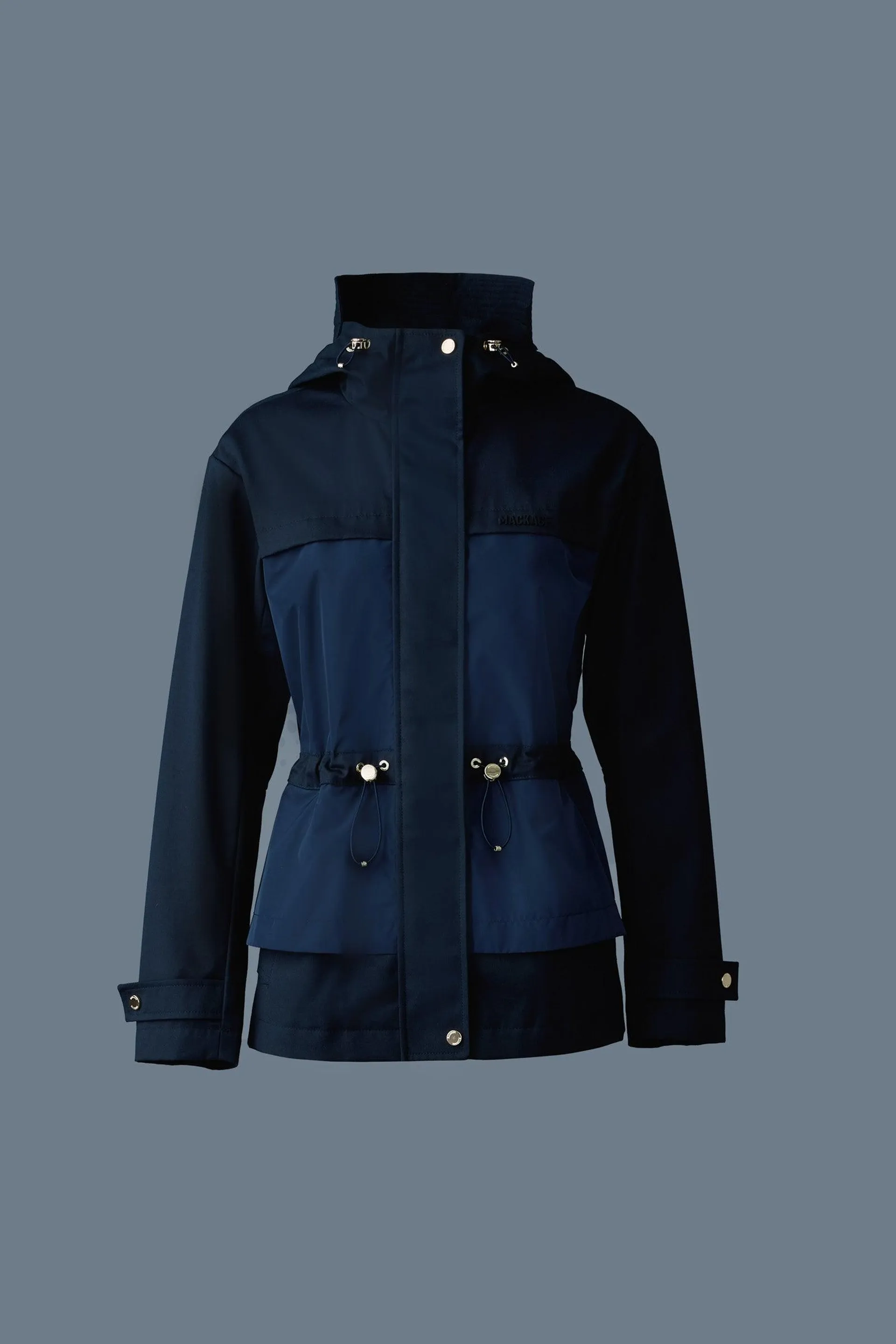 KAORI-LVS Hybrid jacket with peplum detail