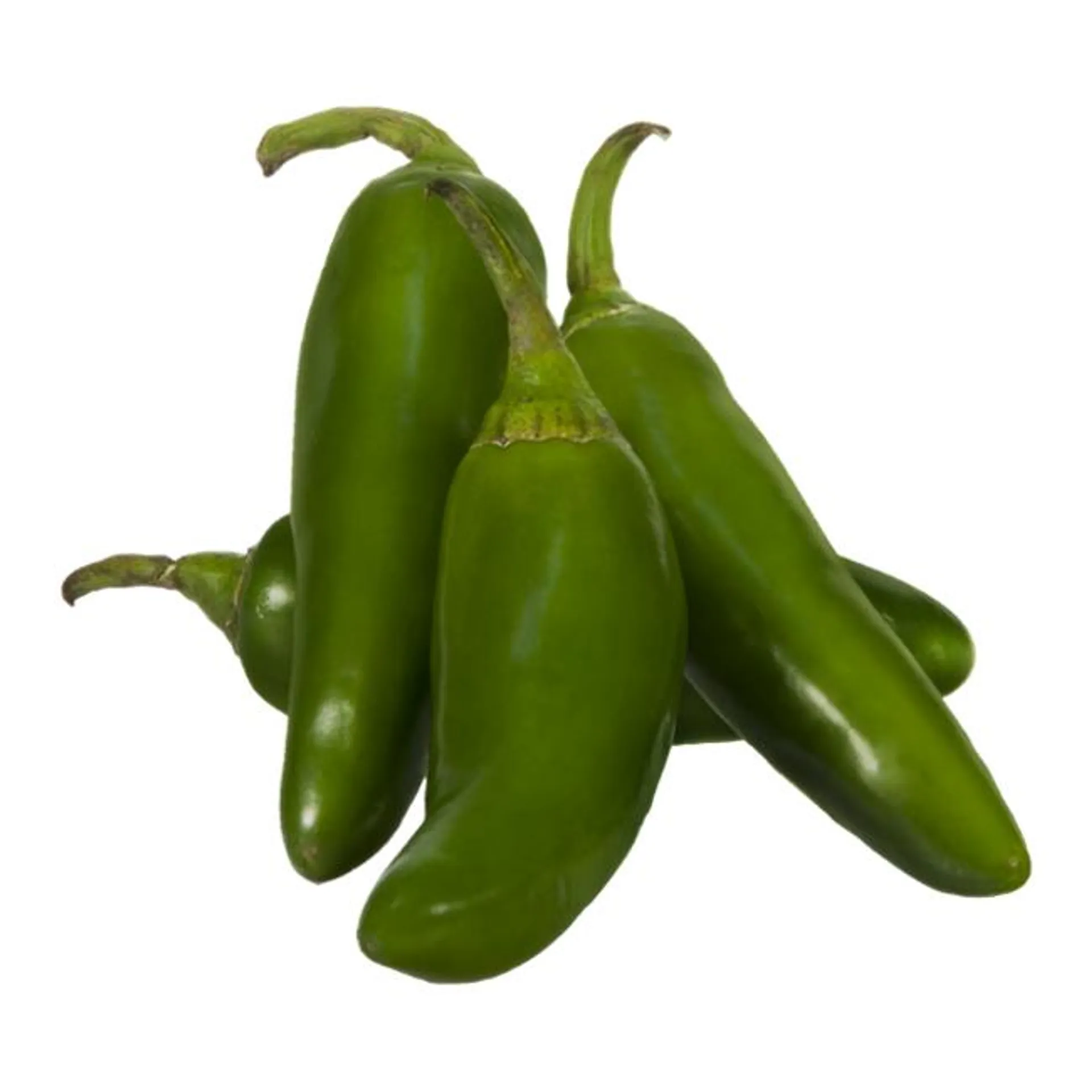 Green Jalapeno Peppers - Picked by Unit, each Pepper Is Approx. 45g.