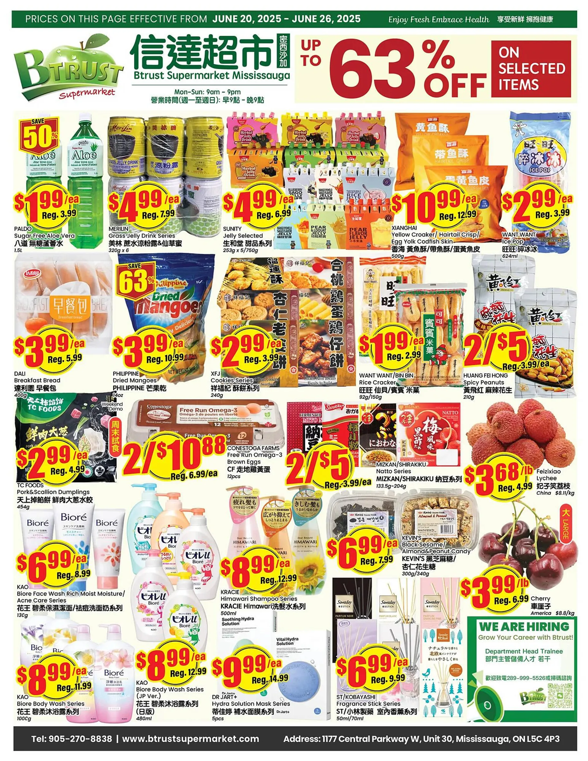 Btrust Supermarket flyer from June 20 to June 26 2025 - flyer page 1