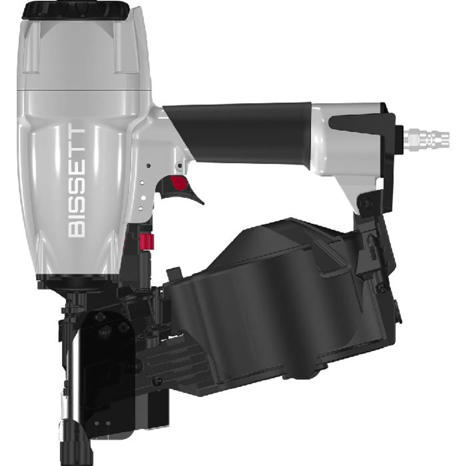 Bissett 1-1/2"-2-1/2" Coil Siding Nailer