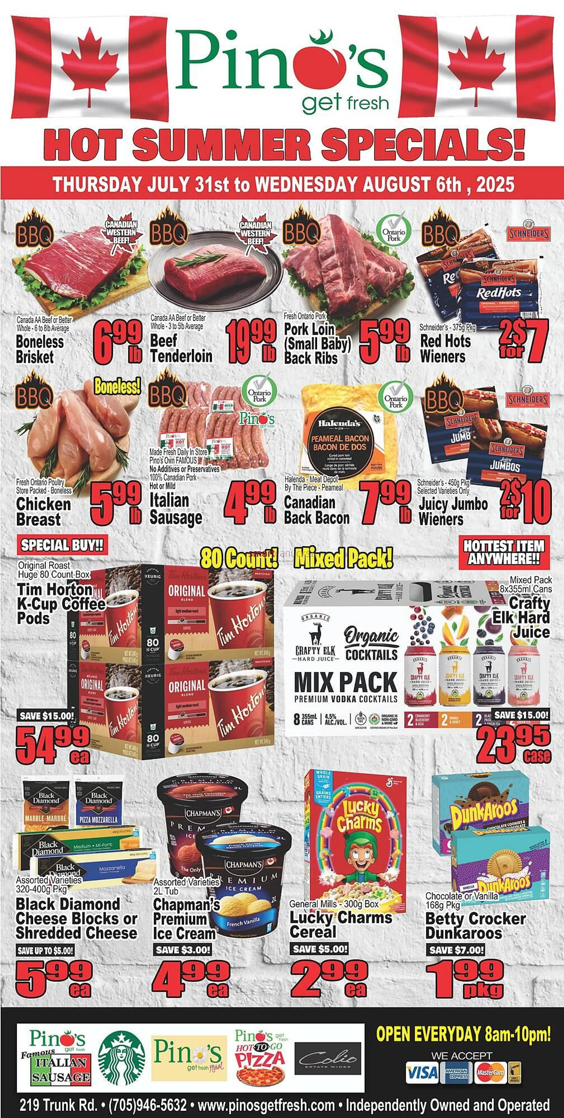 Pino's flyer from July 31 to August 6 2025 - flyer page 1