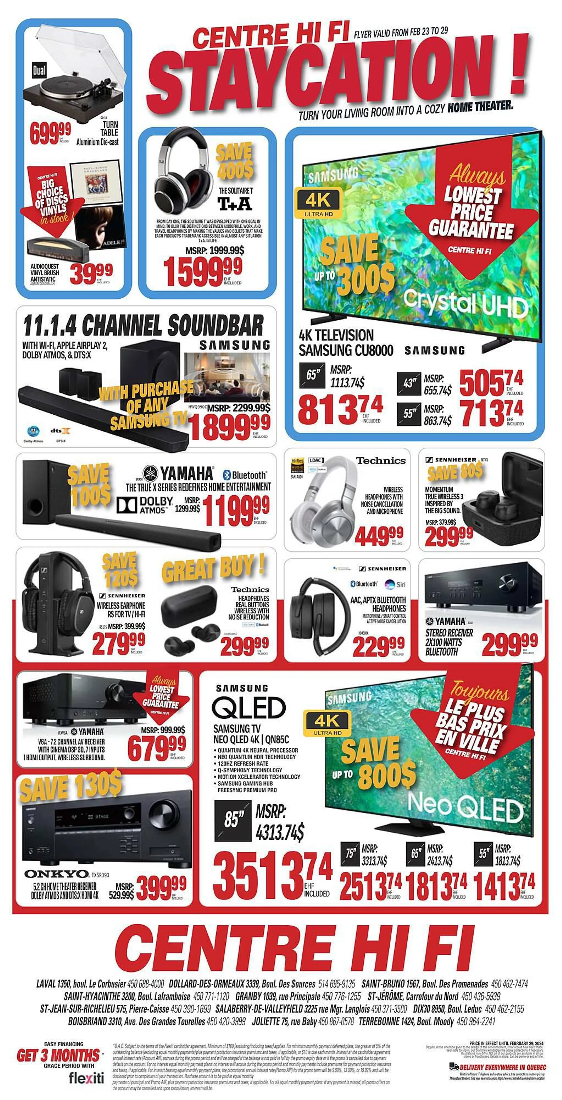 Centre Hi-Fi flyer from February 23 to February 29 2024 - flyer page 4
