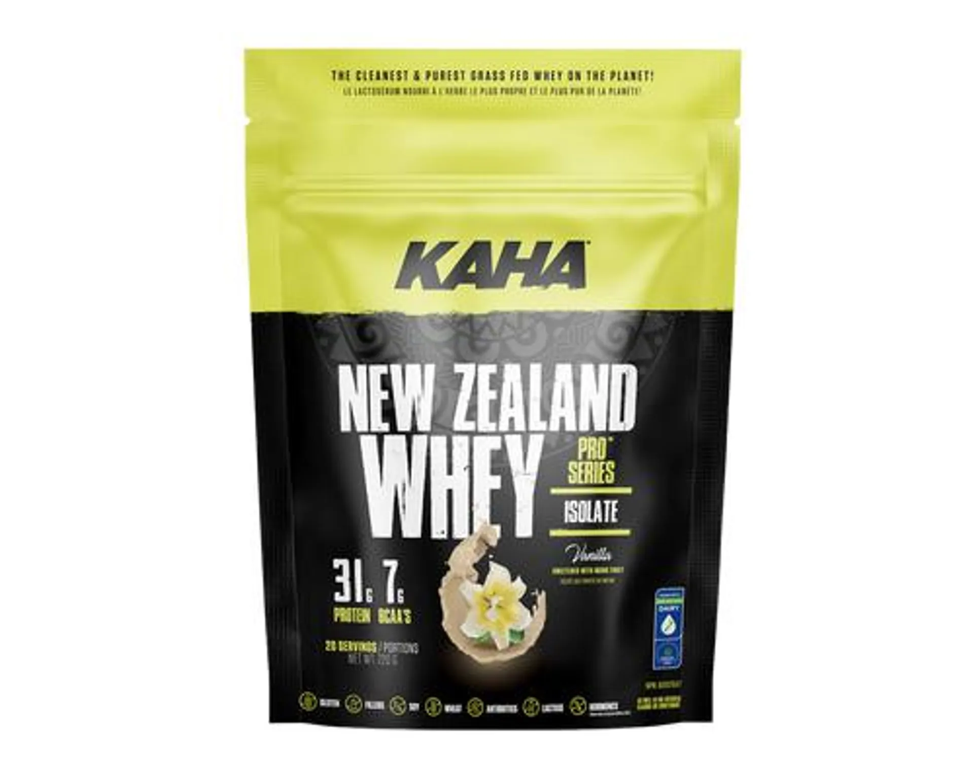 Kaha Nutrition New Zealand Whey Isolate Vanilla 720g (Formerly Known As Ergogenics)