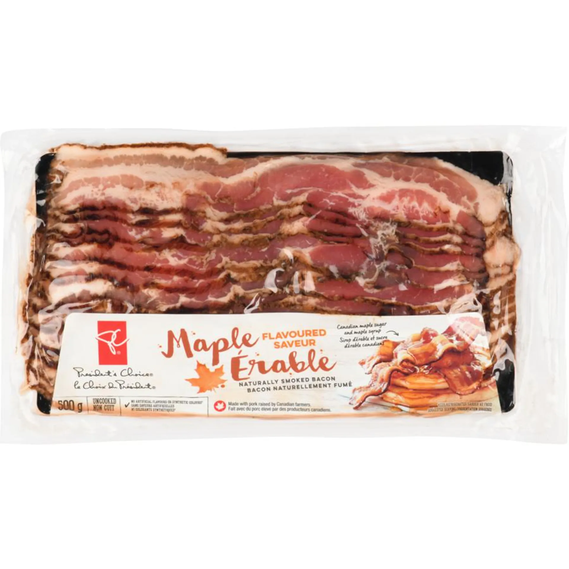 Maple Flavoured Naturally Smoked Bacon