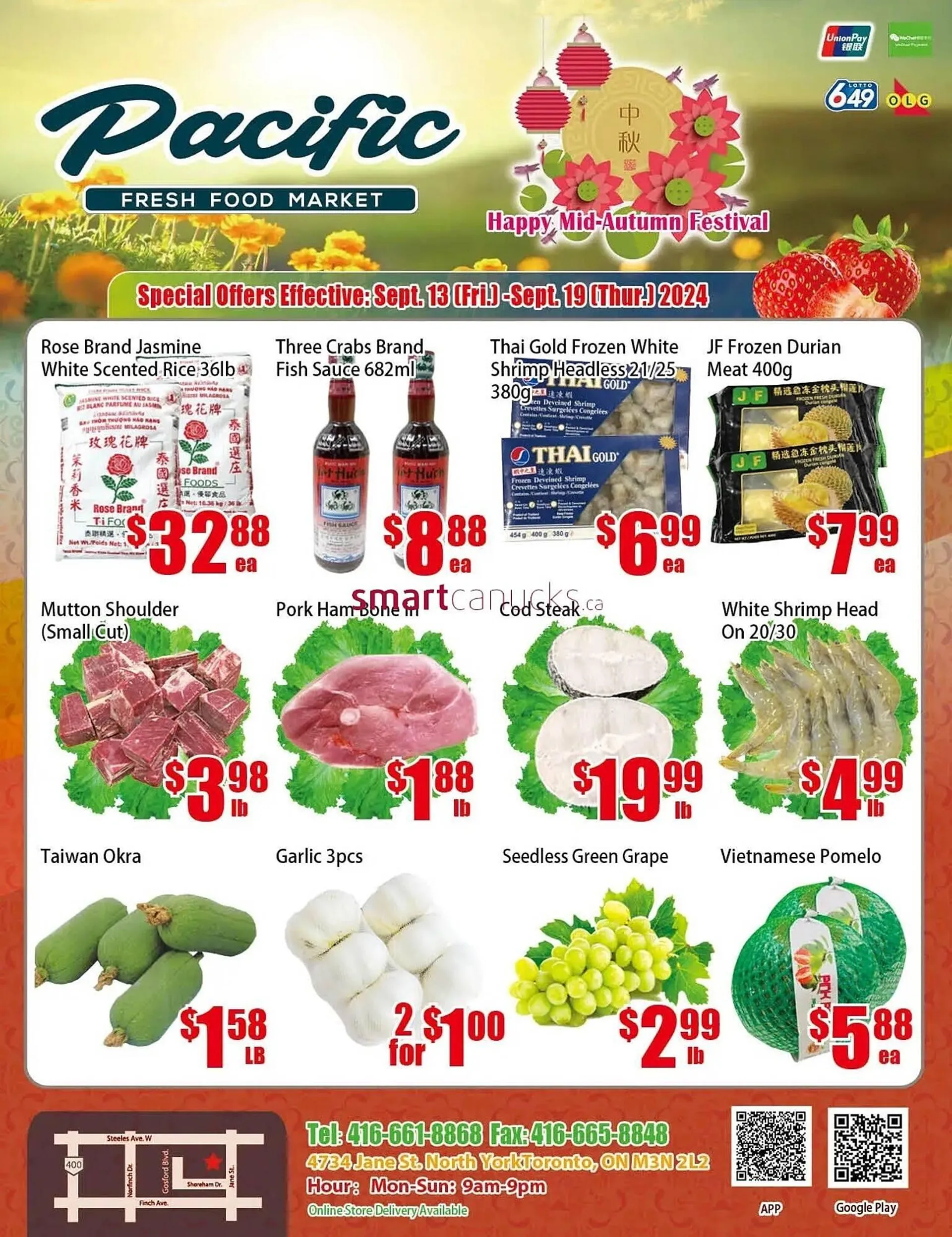 New Pacific Supermarket flyer - 1