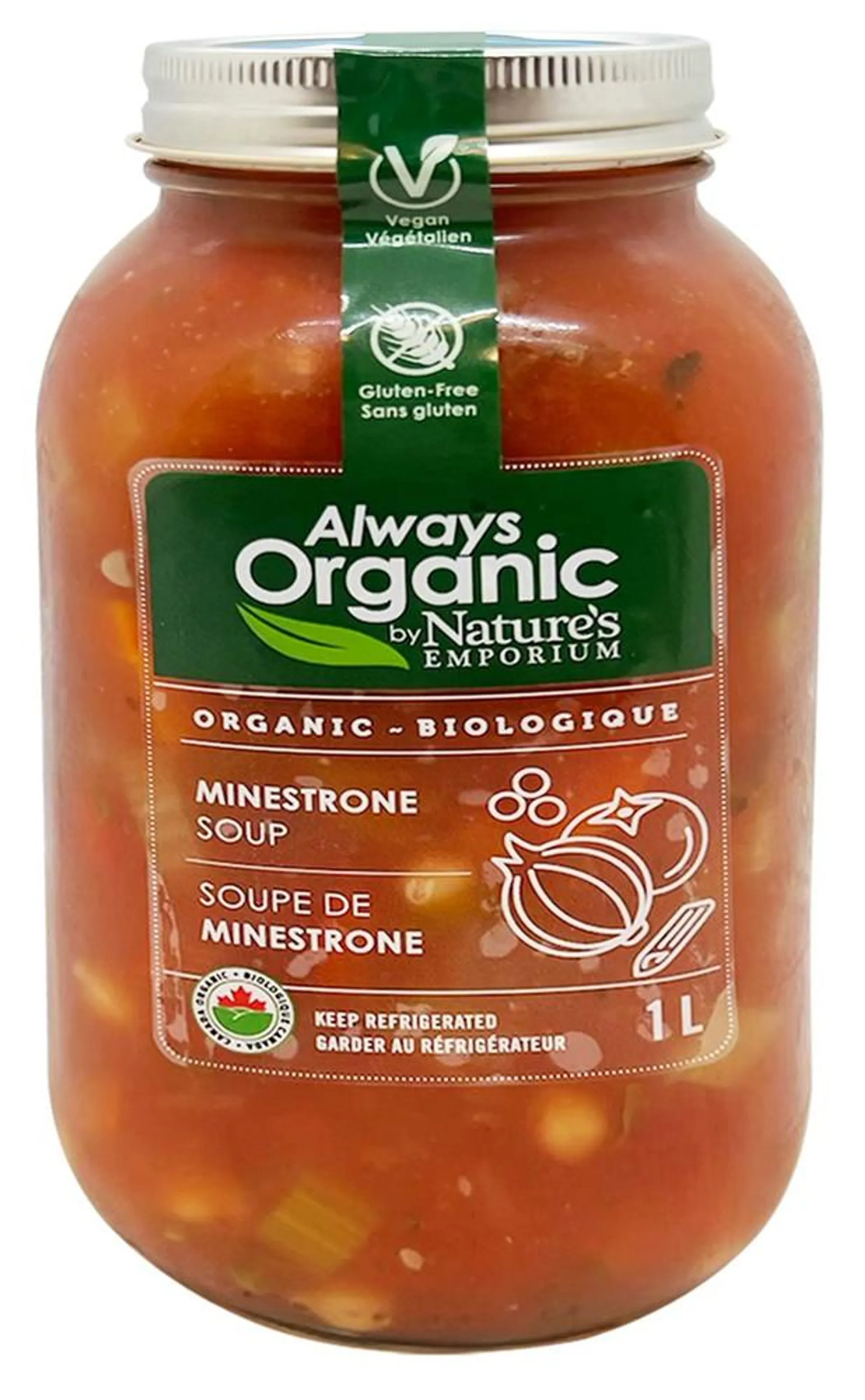 Soup Minestrone Org 1L