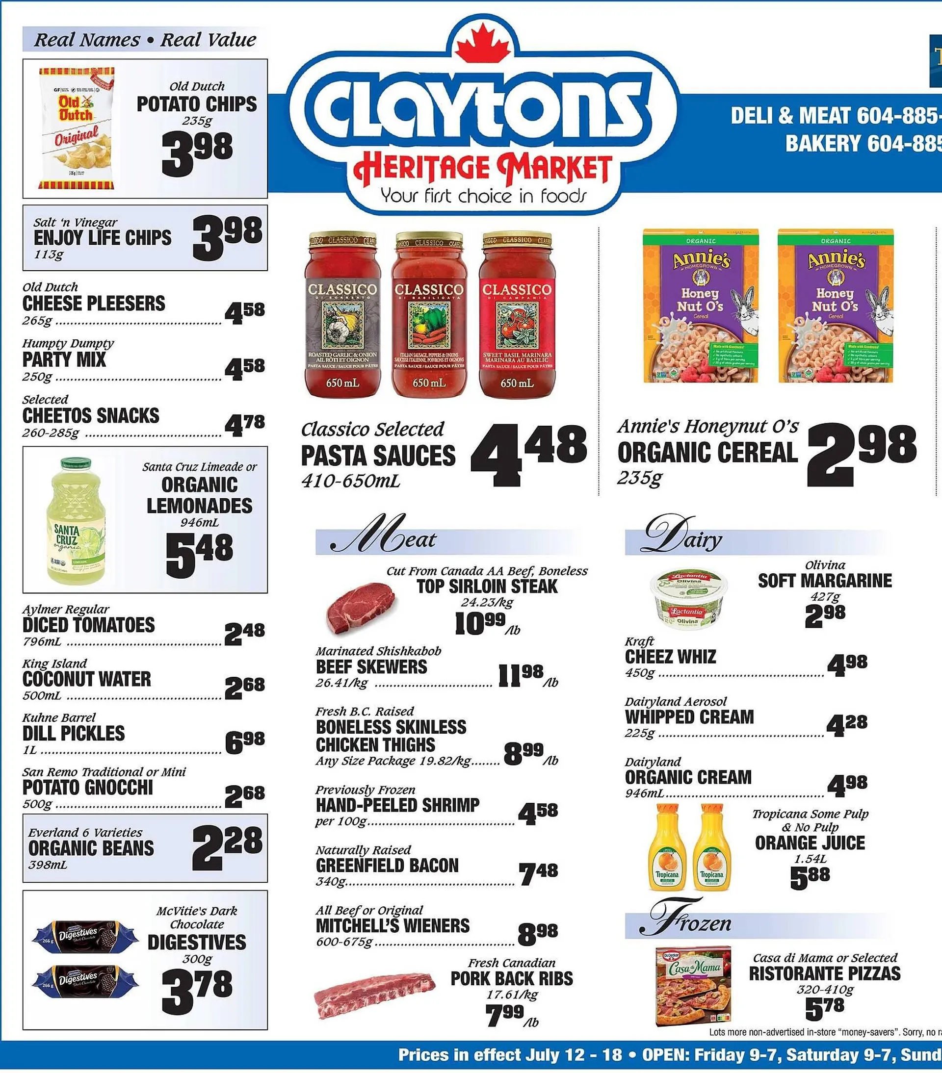 Claytons Heritage Market flyer - 1