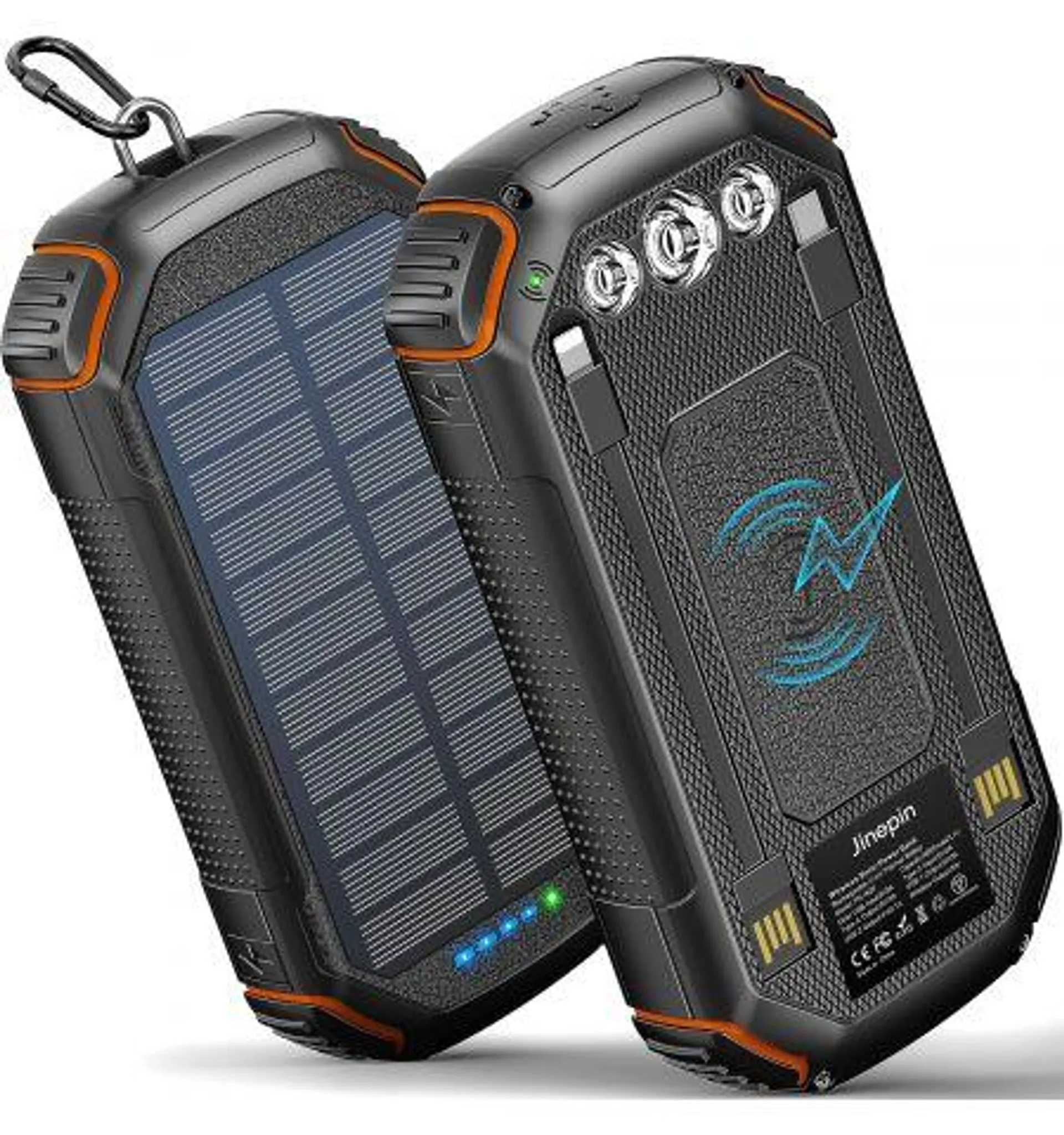 36000mAh Solar Powerbank with Wireless Charger