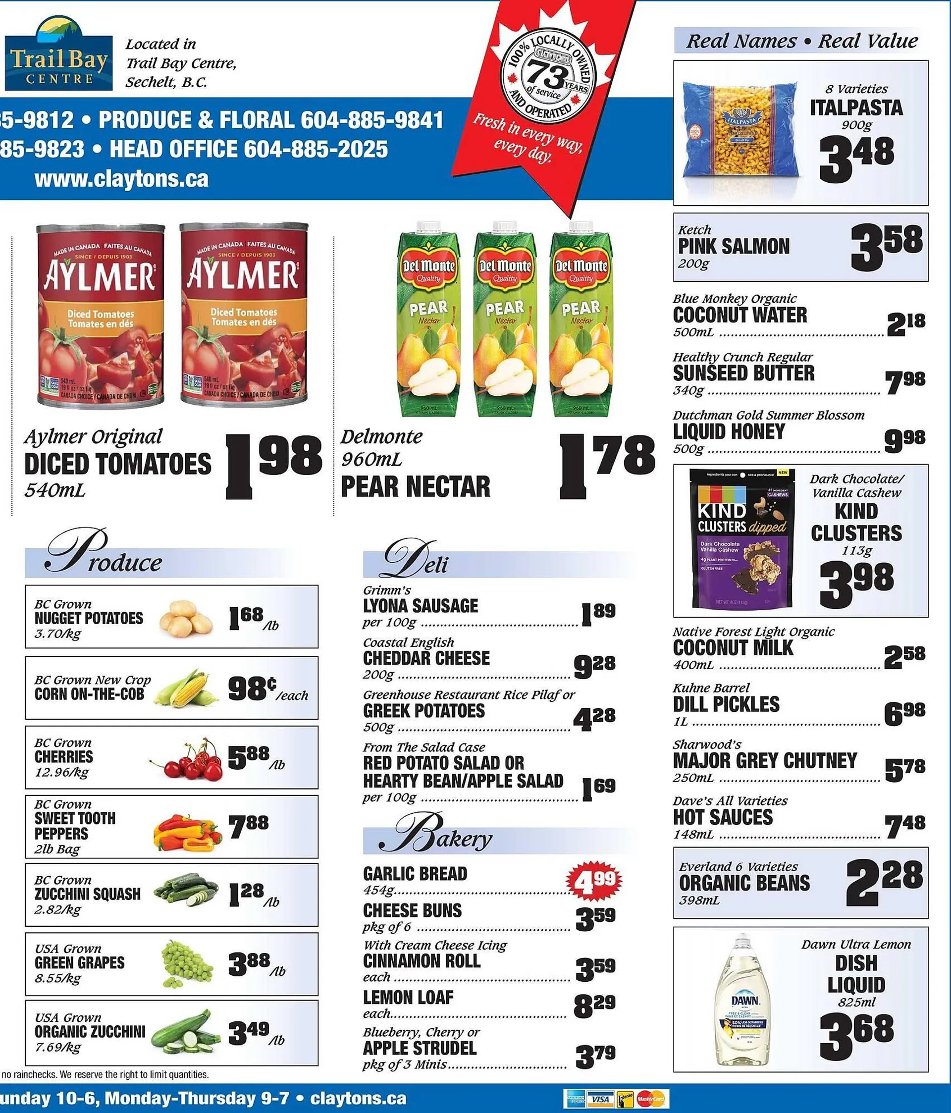 Claytons Heritage Market flyer from July 26 to August 1 2024 - flyer page 2