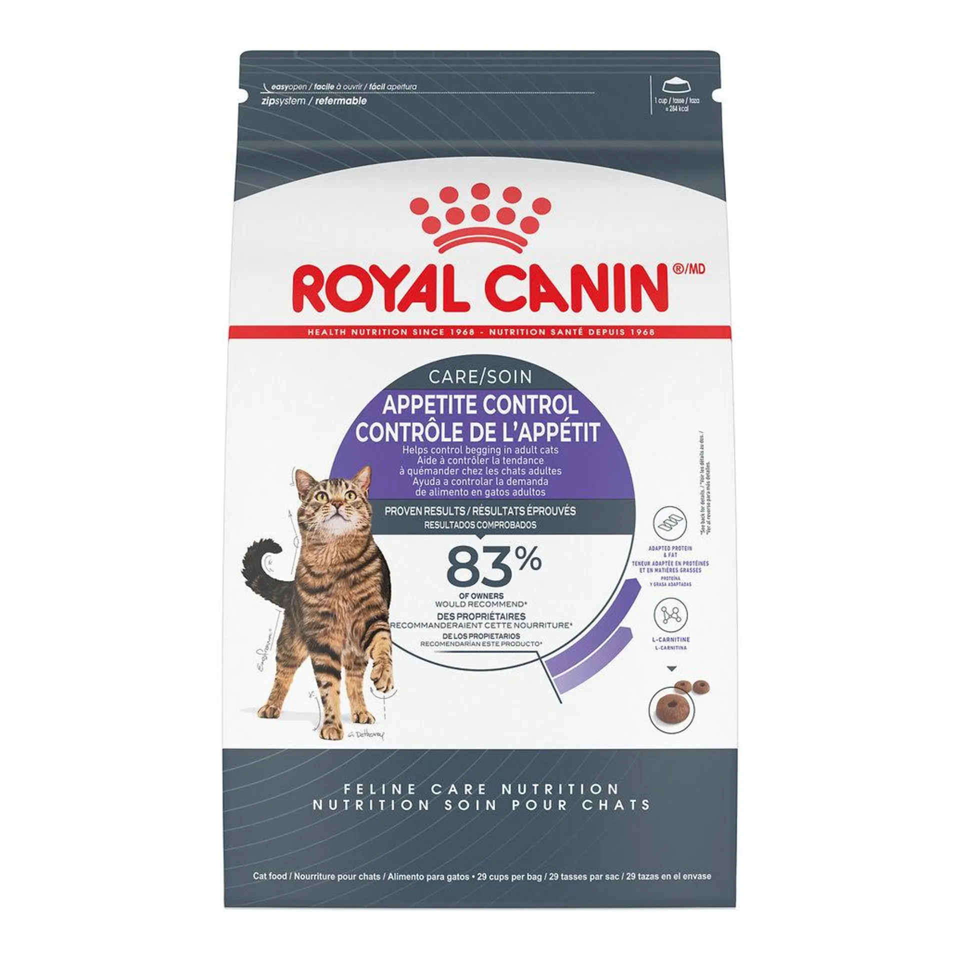 Royal Canin, Feline Health Nutrition Appetite Control Spayed / Neutered Dry Adult