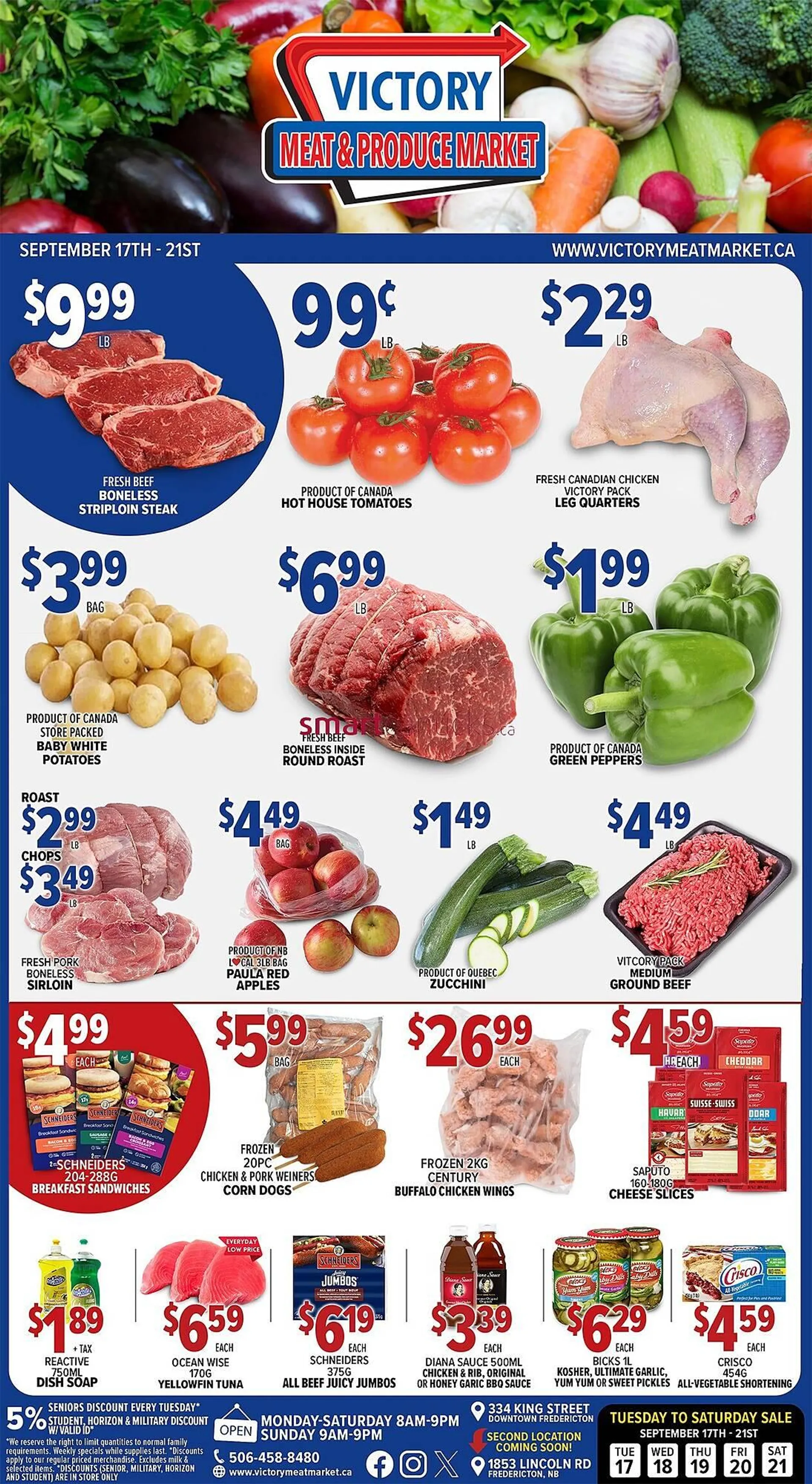 Victory Meat Market flyer - 1