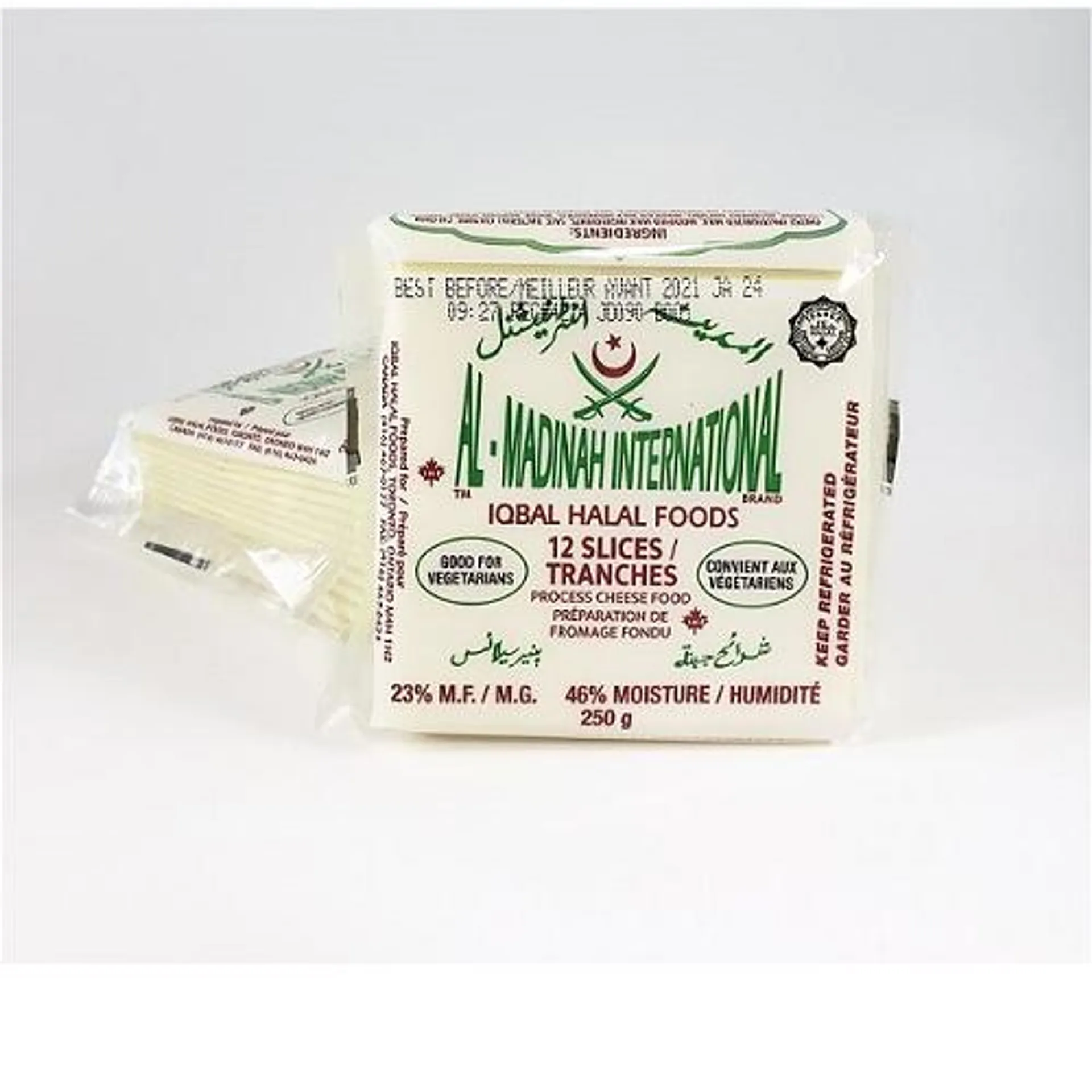 Al Madinah White Cheese Slices 250g