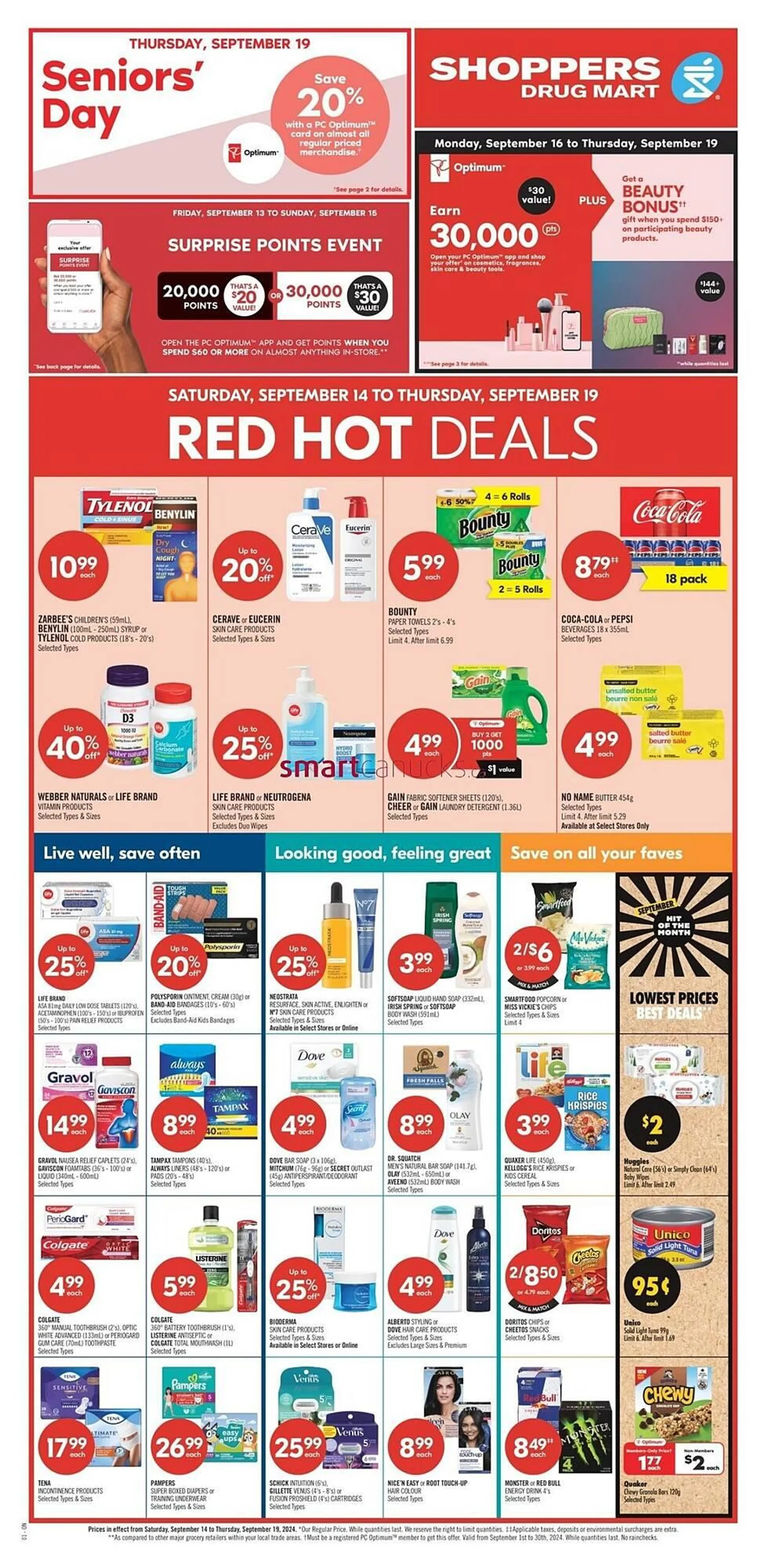 Shoppers Drug Mart flyer from September 14 to September 19 2024 - flyer page 3