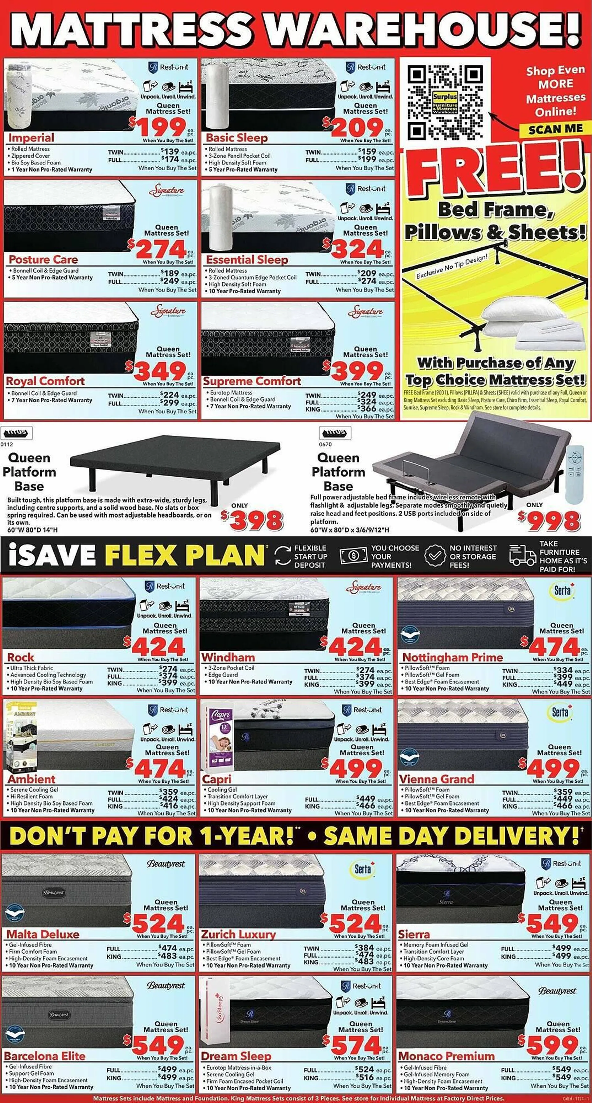 Surplus Furniture flyer from December 16 to December 30 2024 - flyer page 2