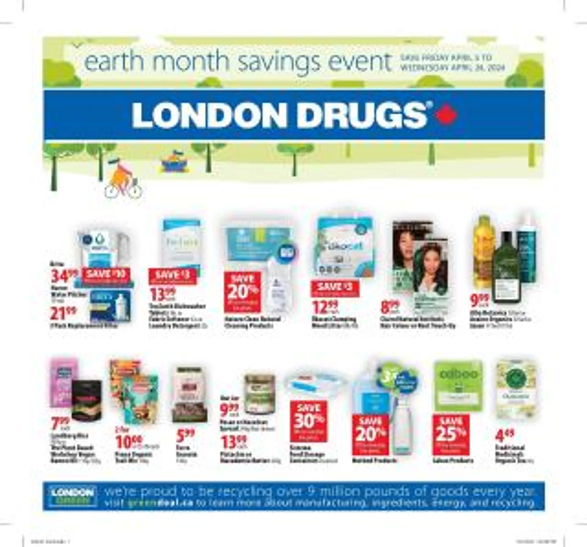 London Drugs Flyer - Earth Month Event - 1