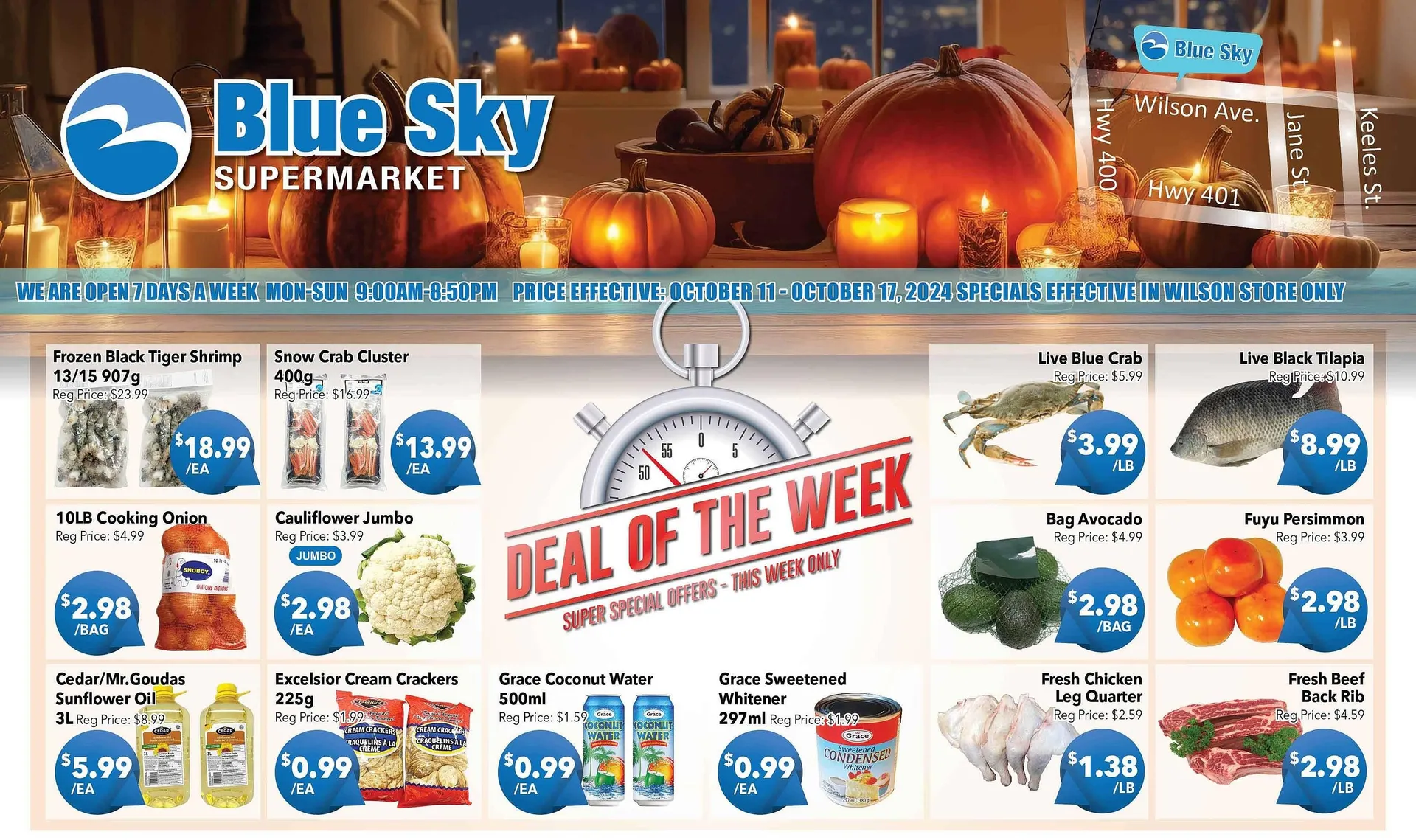 Blue Sky Supermarket flyer - 1