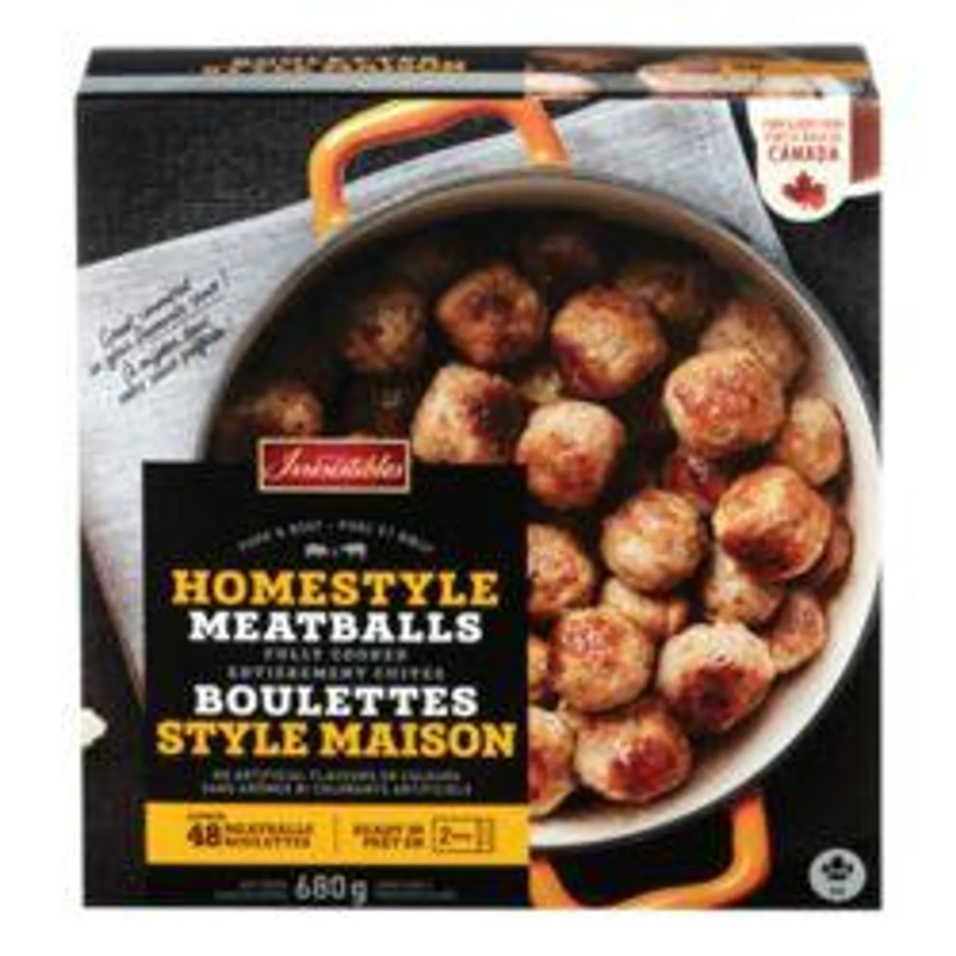 Frozen Pork and Beef Meatballs