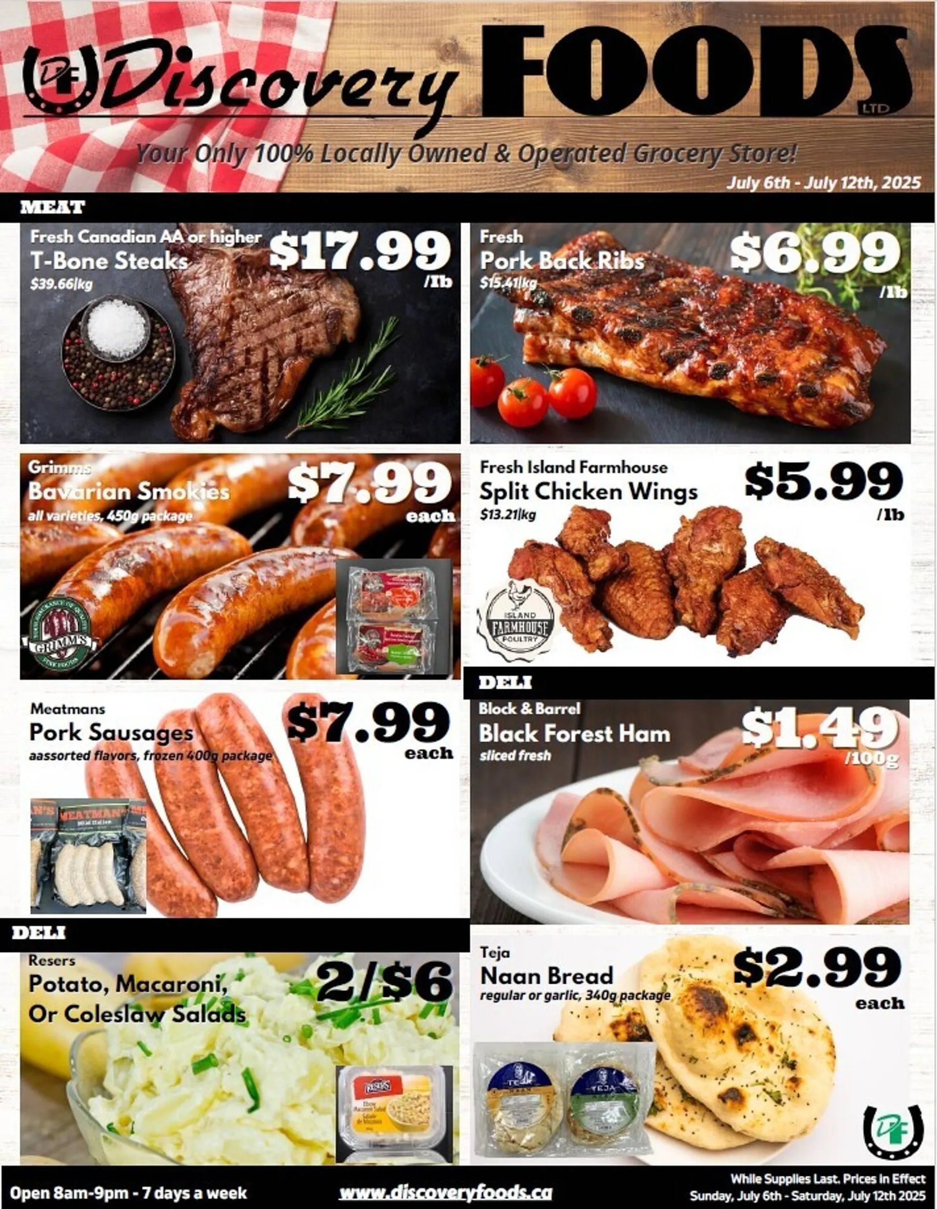 Discovery Foods flyer from July 6 to July 19 2025 - flyer page 1
