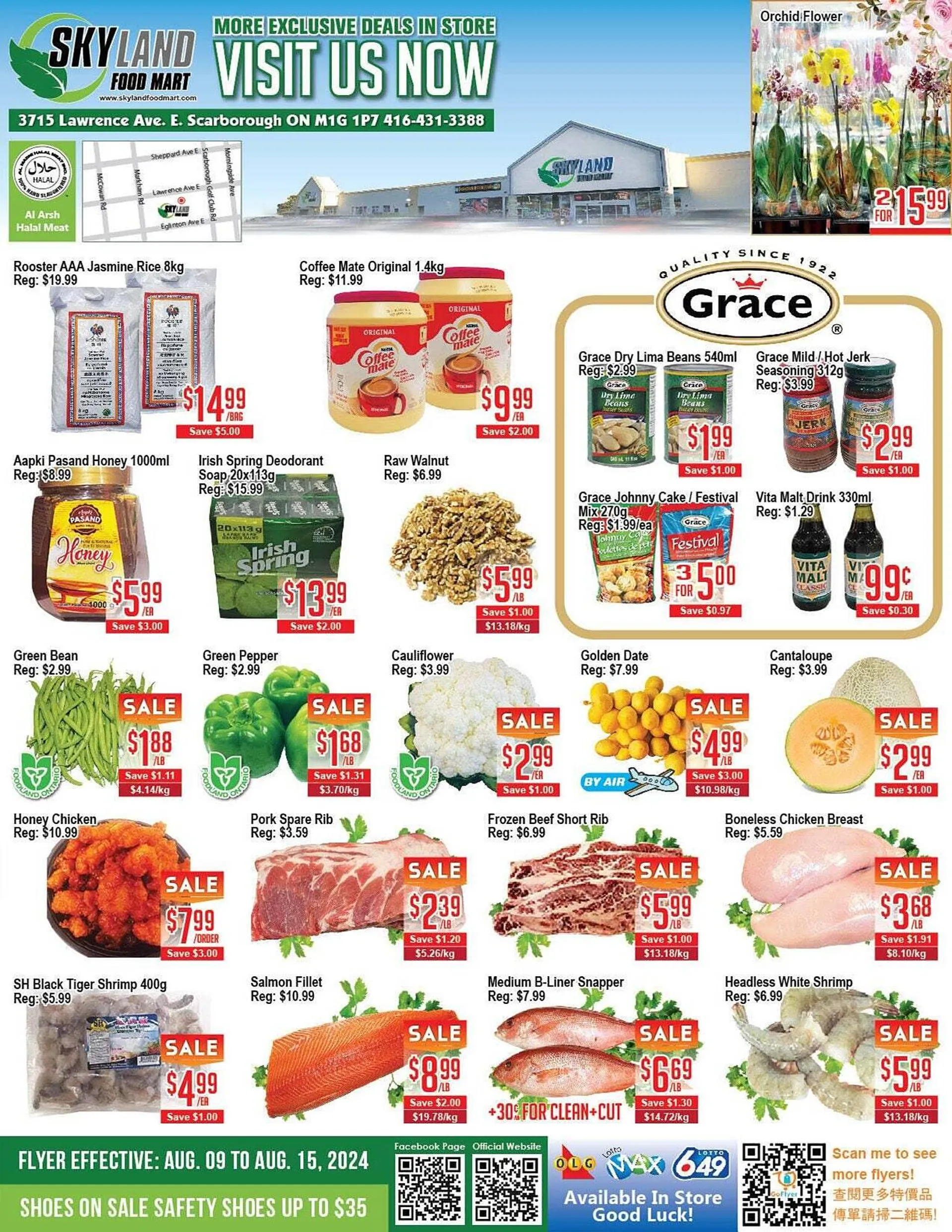 Skyland Foodmart flyer - 1