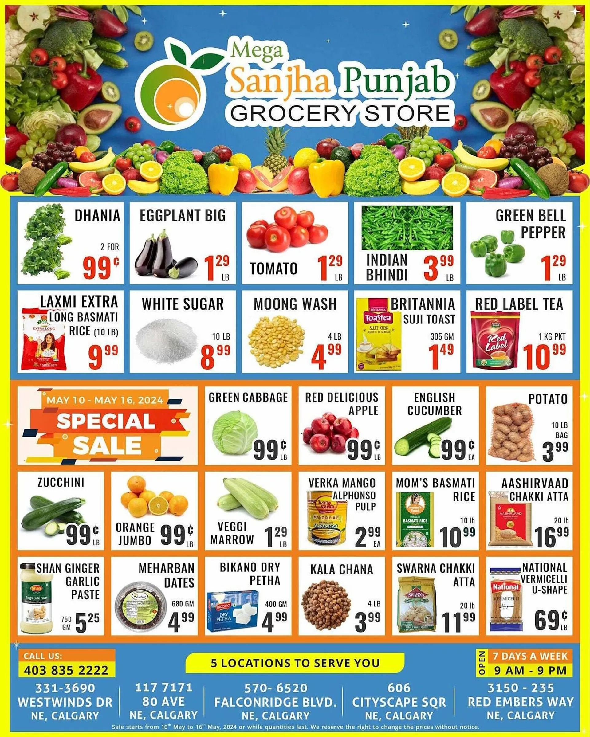 Mega Sanjha Punjab Grocery Store flyer - 1