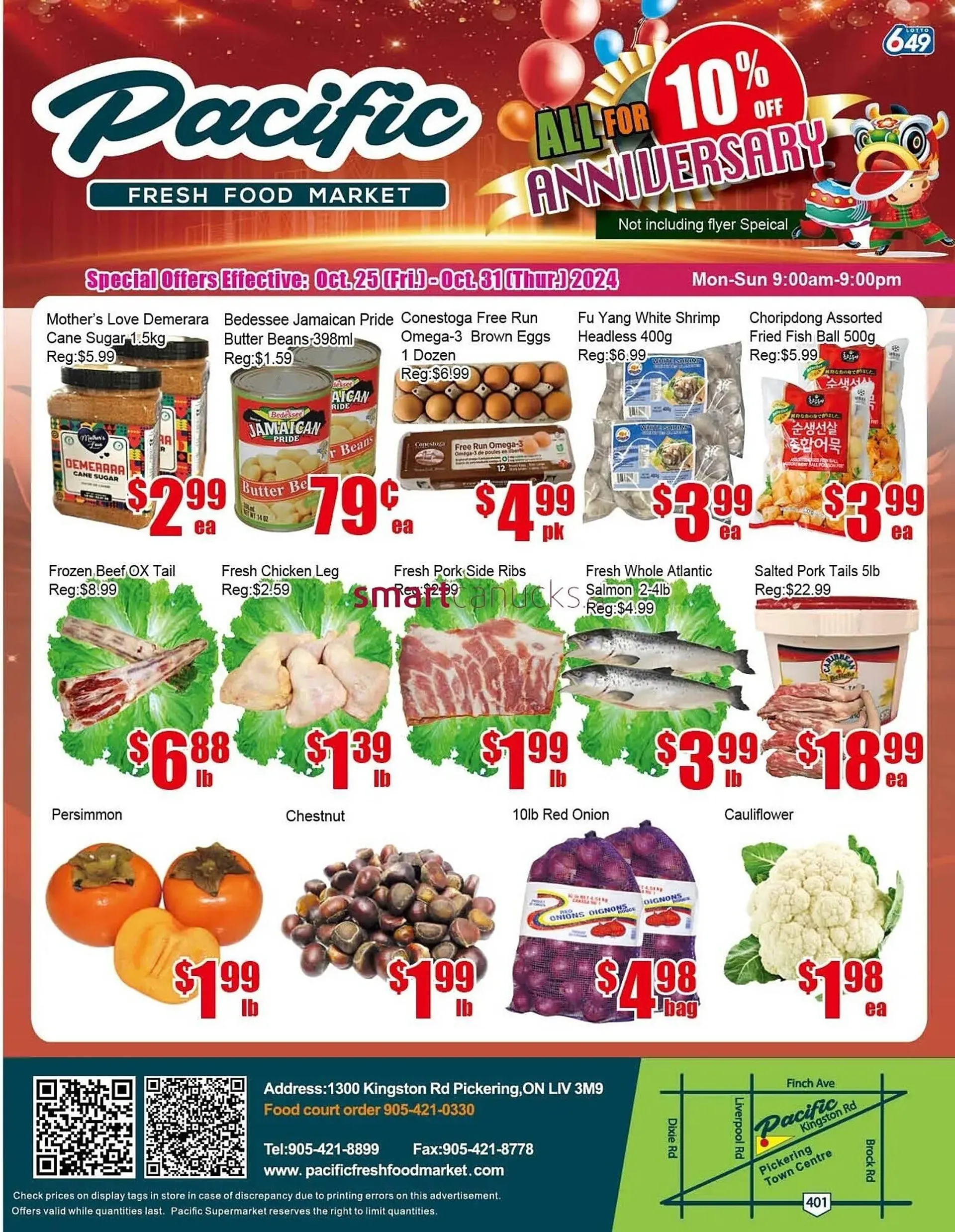 New Pacific Supermarket flyer - 1