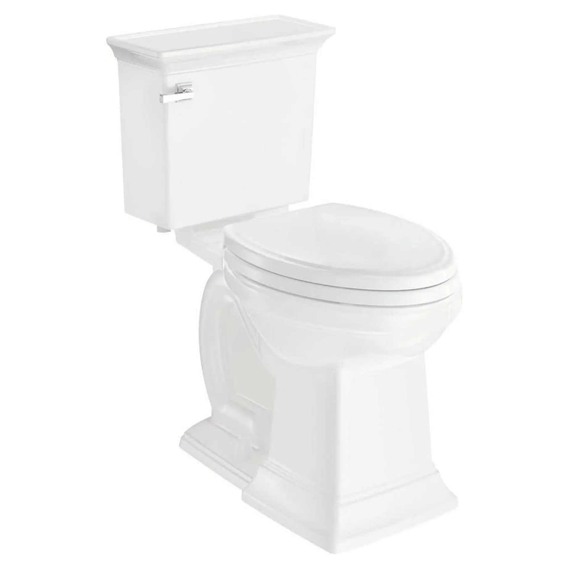 Town Square S 4.8L Single Flush Right Height Elongated 2-Piece Toilet in White, Seat Not Included