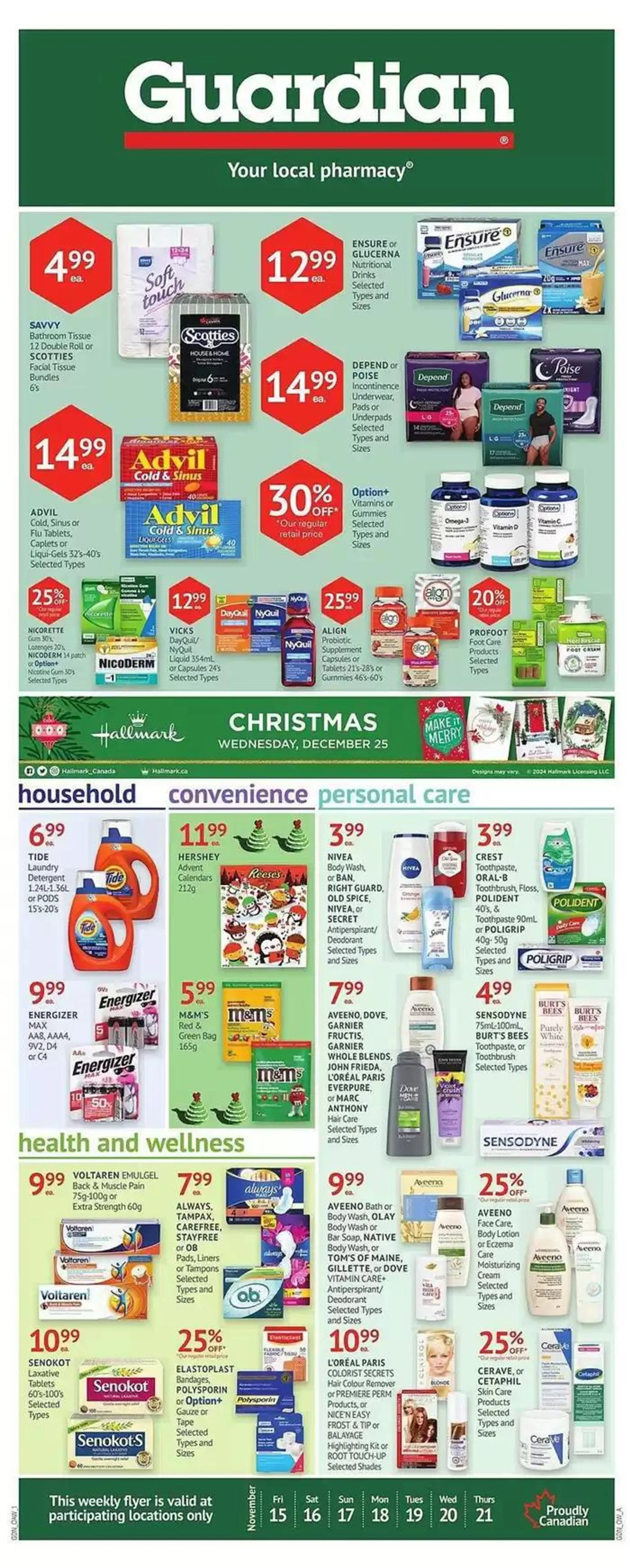 Guardian Pharmacy weekly flyer - 1