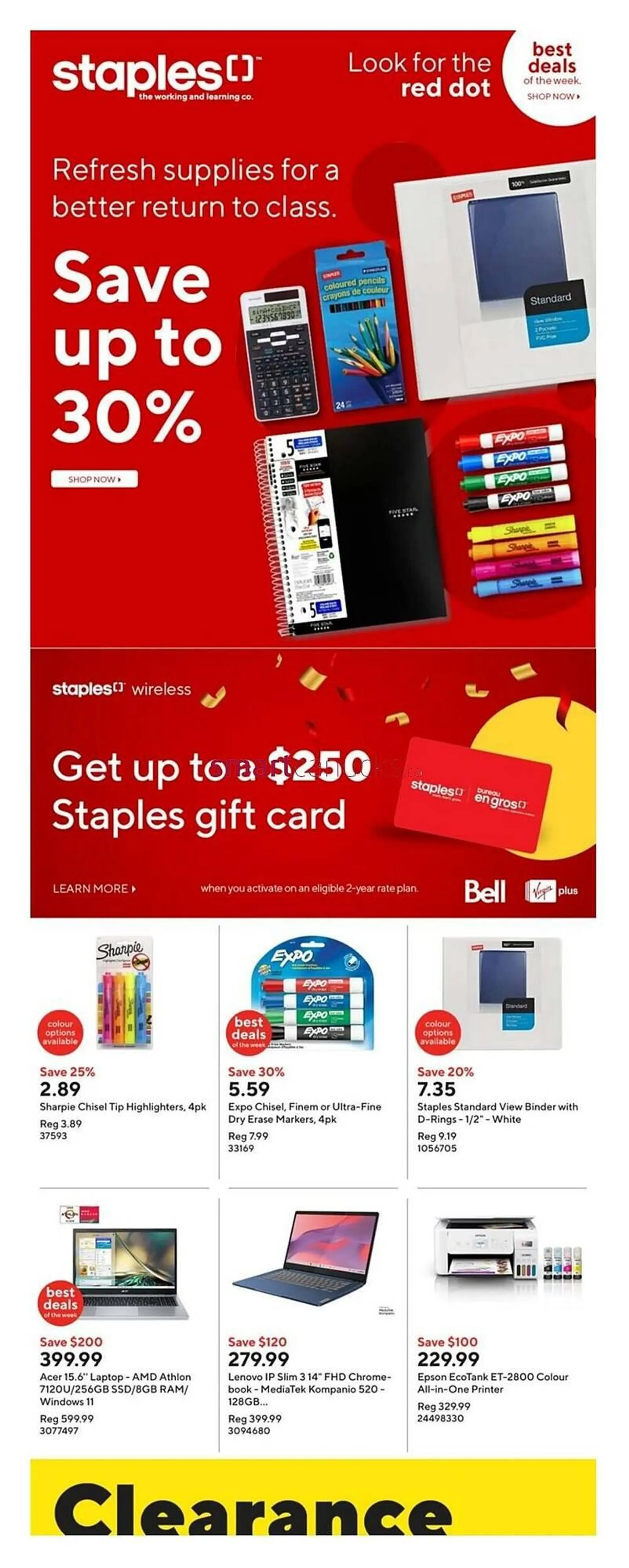 Staples flyer - 1