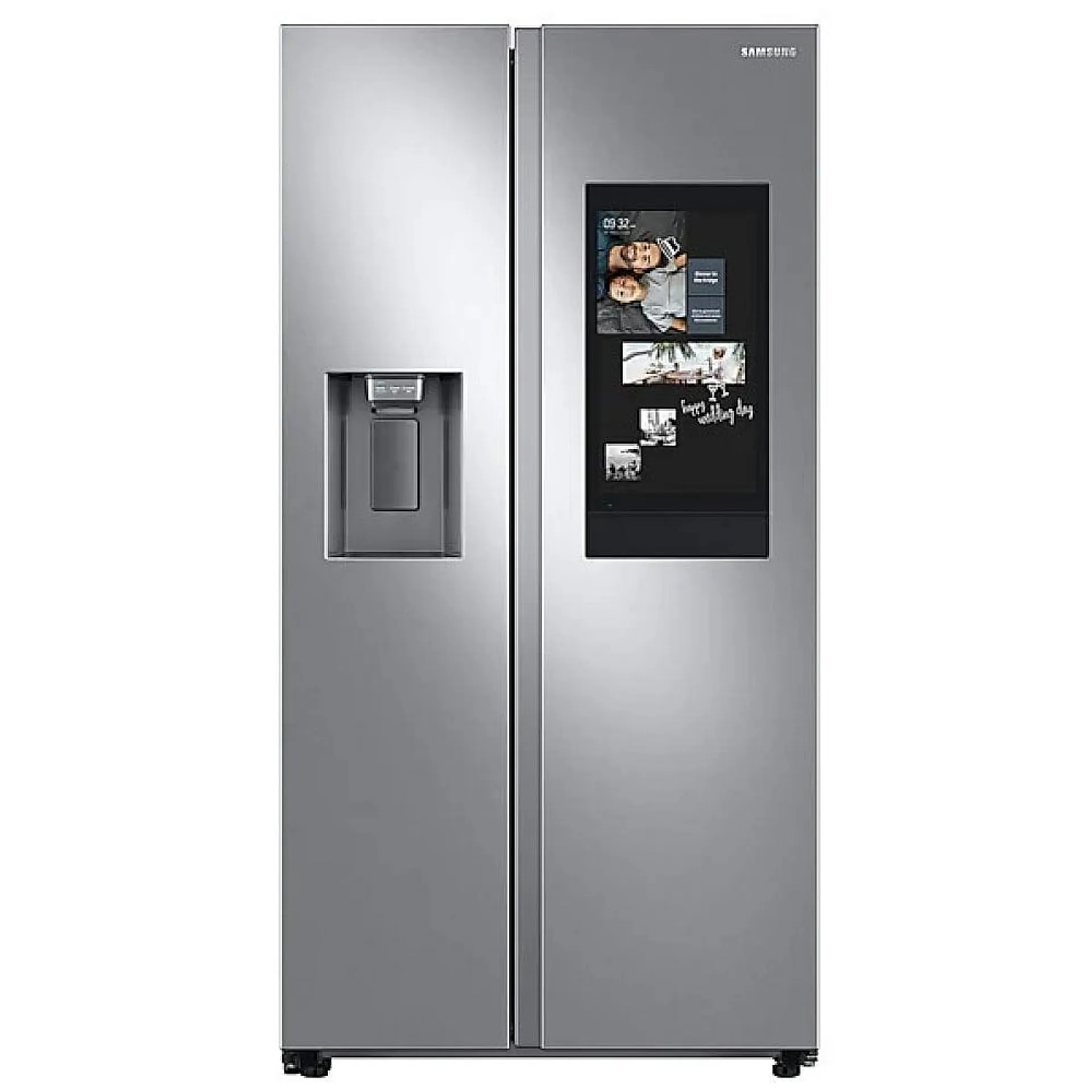 Samsung RS22T5561SR - RS22T5561SR/AC Counter Depth Refrigerator, 36 inch Width, ENERGY STAR Certified, Counter Depth, 21.5 cu. ft. Capacity, Stainless Steel colour Family-Hub, Multi Air Flow Cooling, Wi-Fi Touch Screen