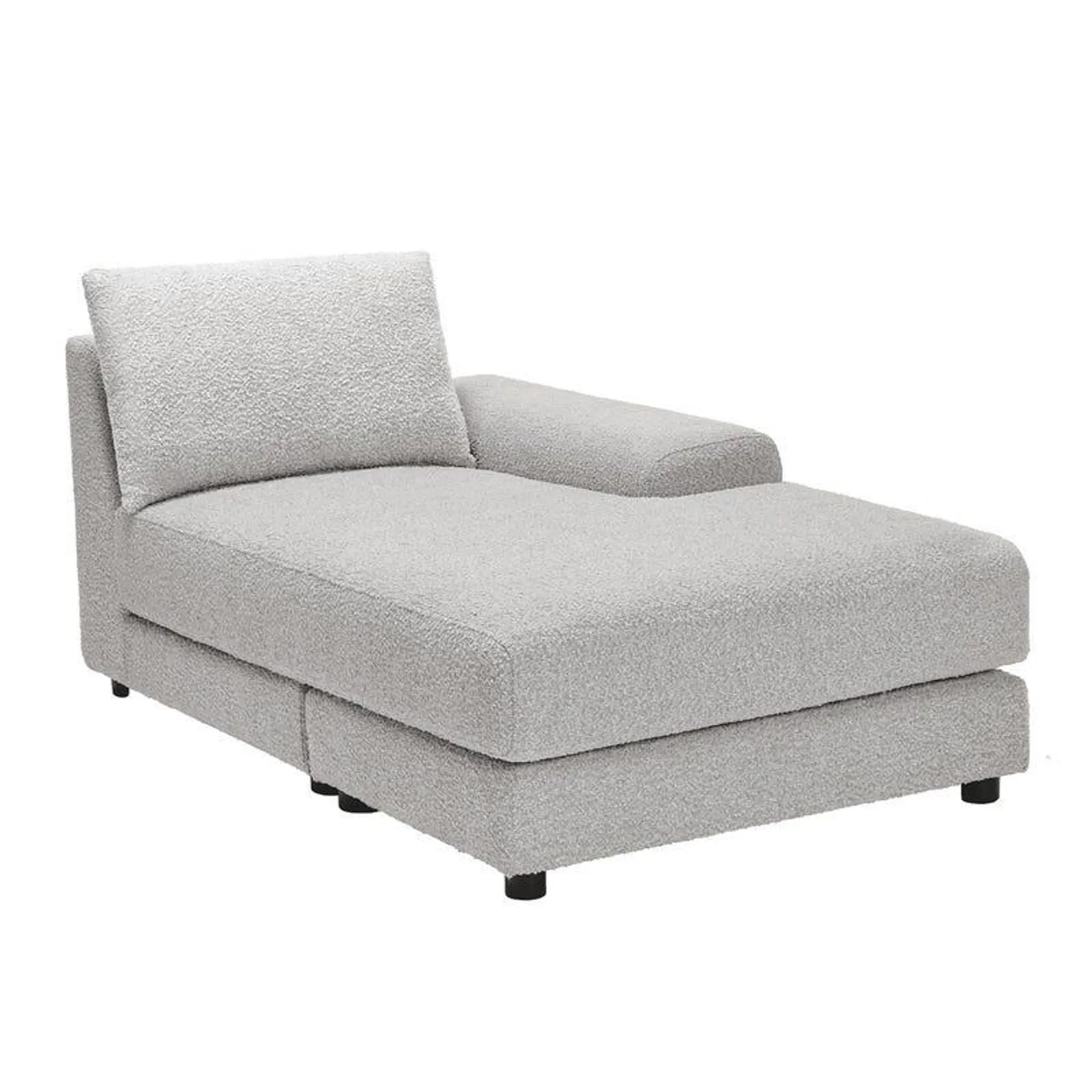 Chaise longue modulaire bras droit