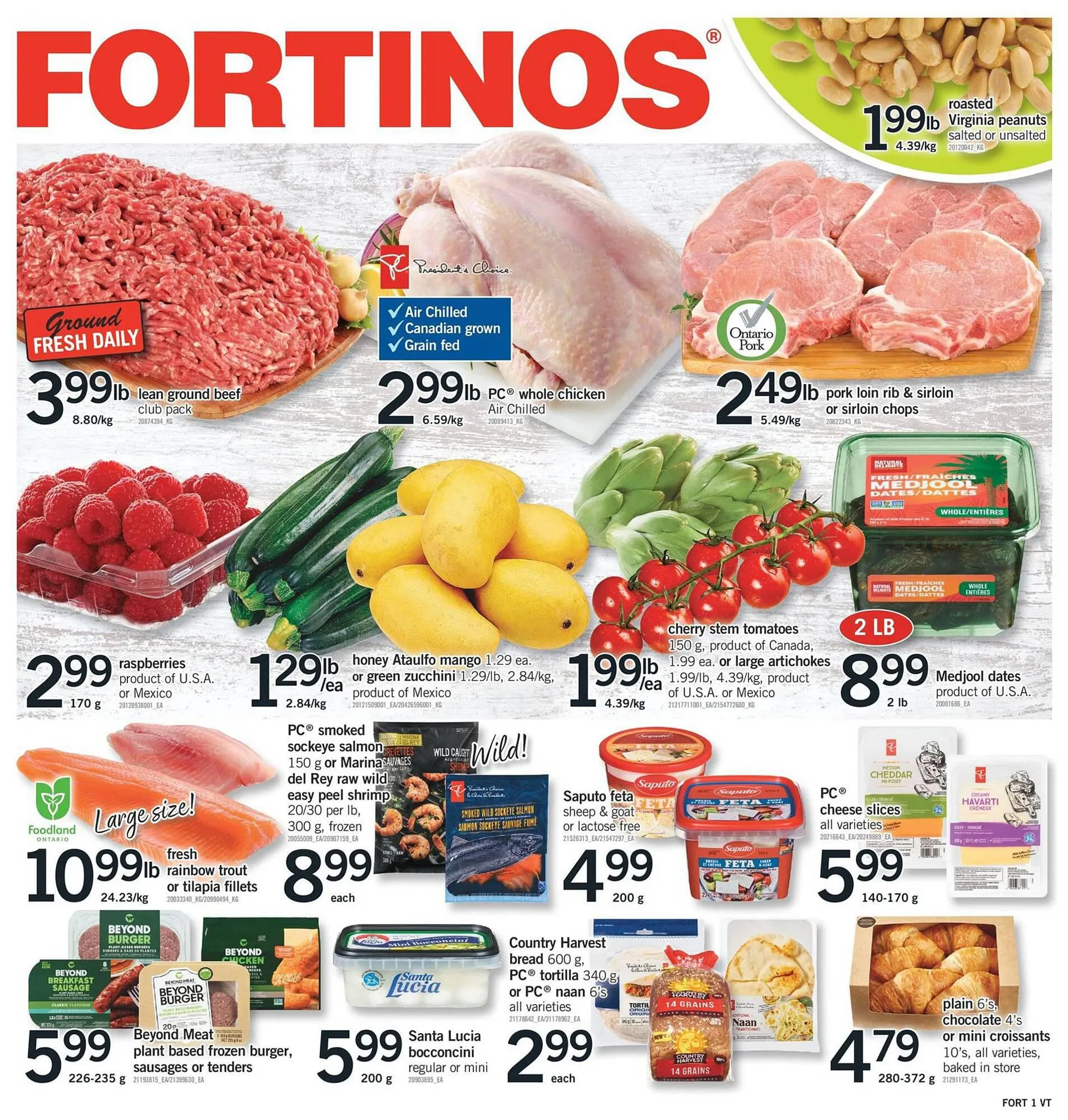 Fortinos flyer from April 4 to April 10 2024 - flyer page 1