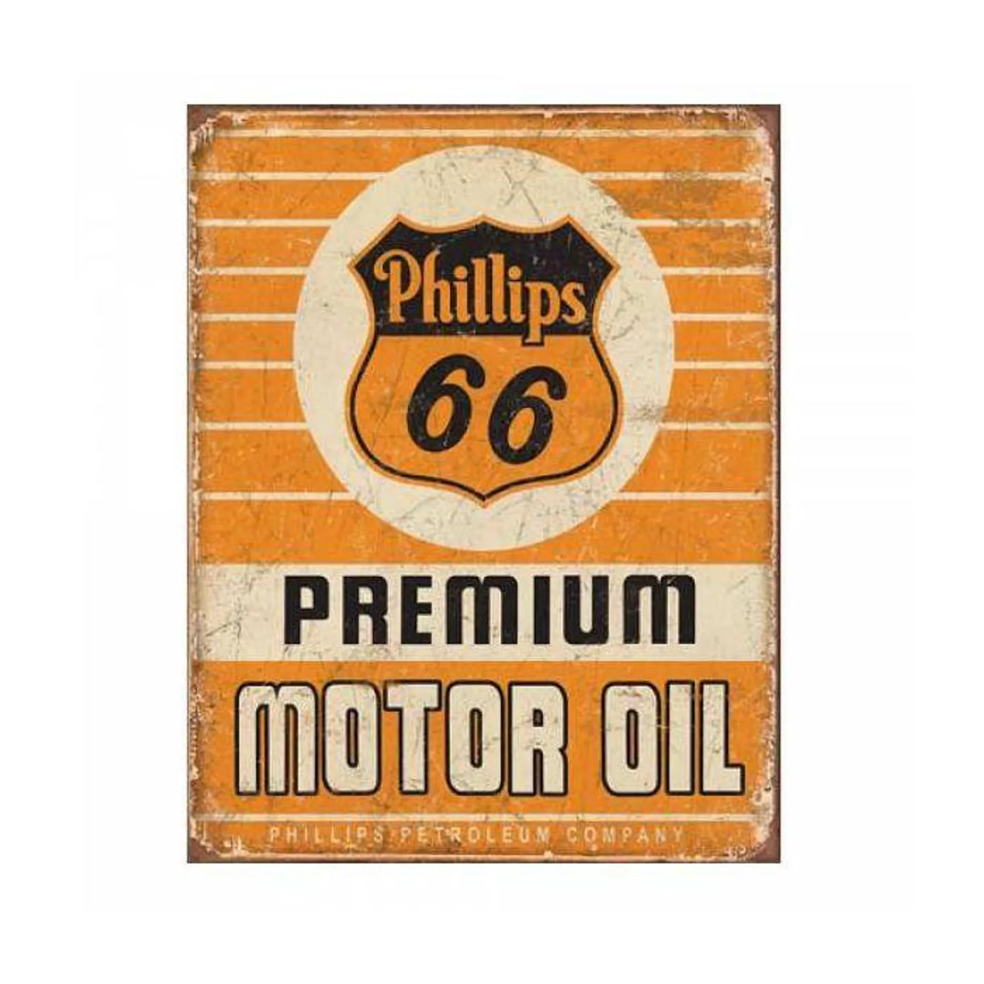 Phillips 66 Premium Motor Oil Tin Sign